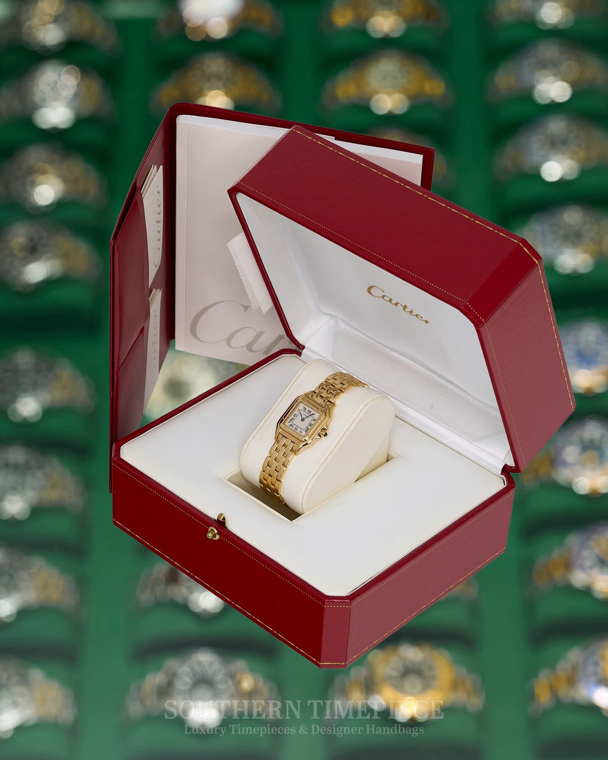22mm Cartier Panthere Small Model in Solid 18kt Yellow Gold (Ref: W25022B9)(Year: 2000)(Box & Papers)