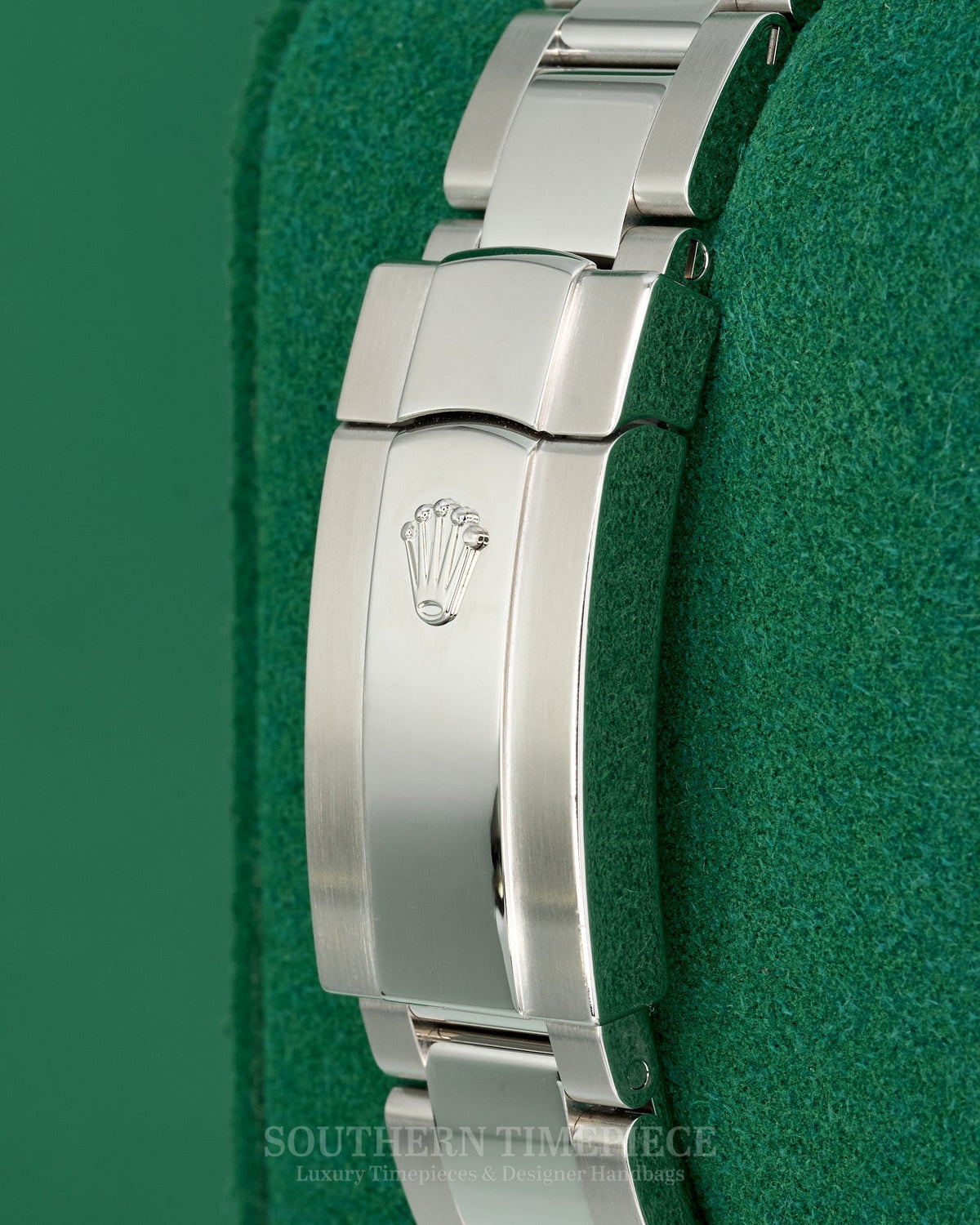 41mm Rolex Datejust with Black Stick Dial in Stainless Steel on Oyster (Ref: 126300)(Year: 2024)(Box & Papers)