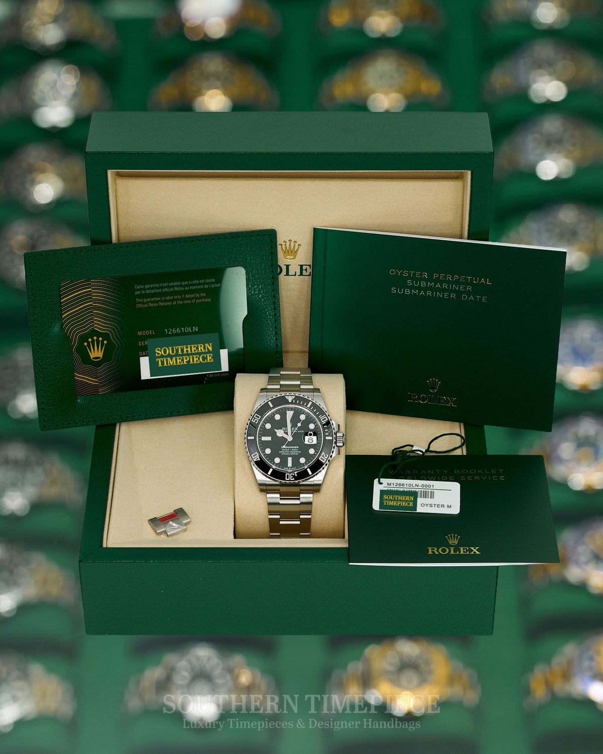 Brand New 2026 41mm Rolex Submariner Date with Black Dial and Bezel in Stainless Steel (Ref: 126610LN)(Year: 2026 Unworn)(Box & Papers)