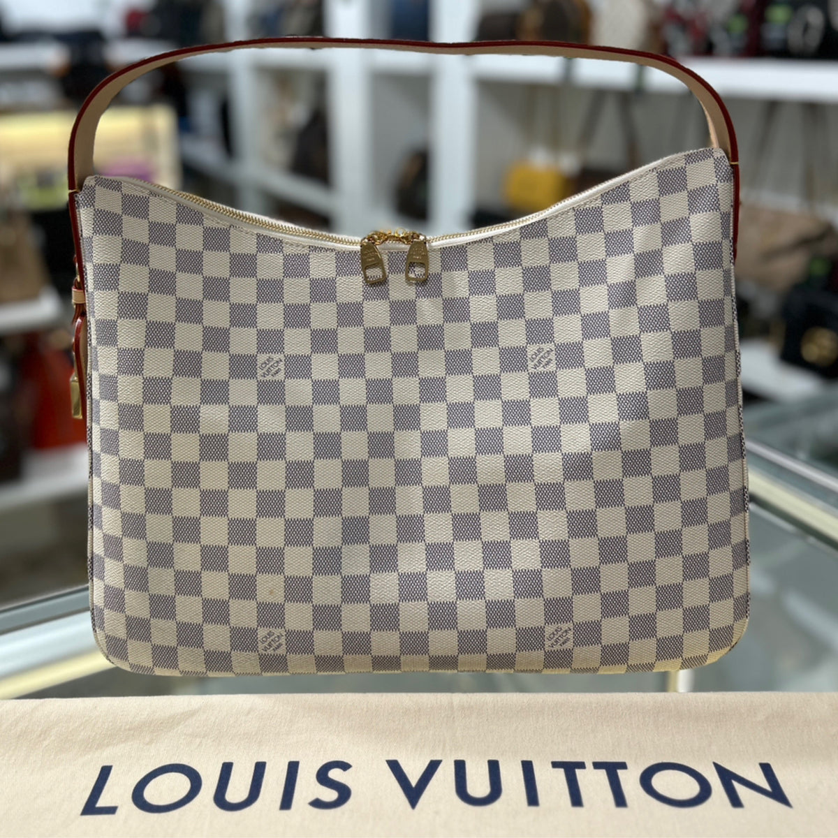 Louis Vuitton Slouchy MM - Damier Azur Canvas