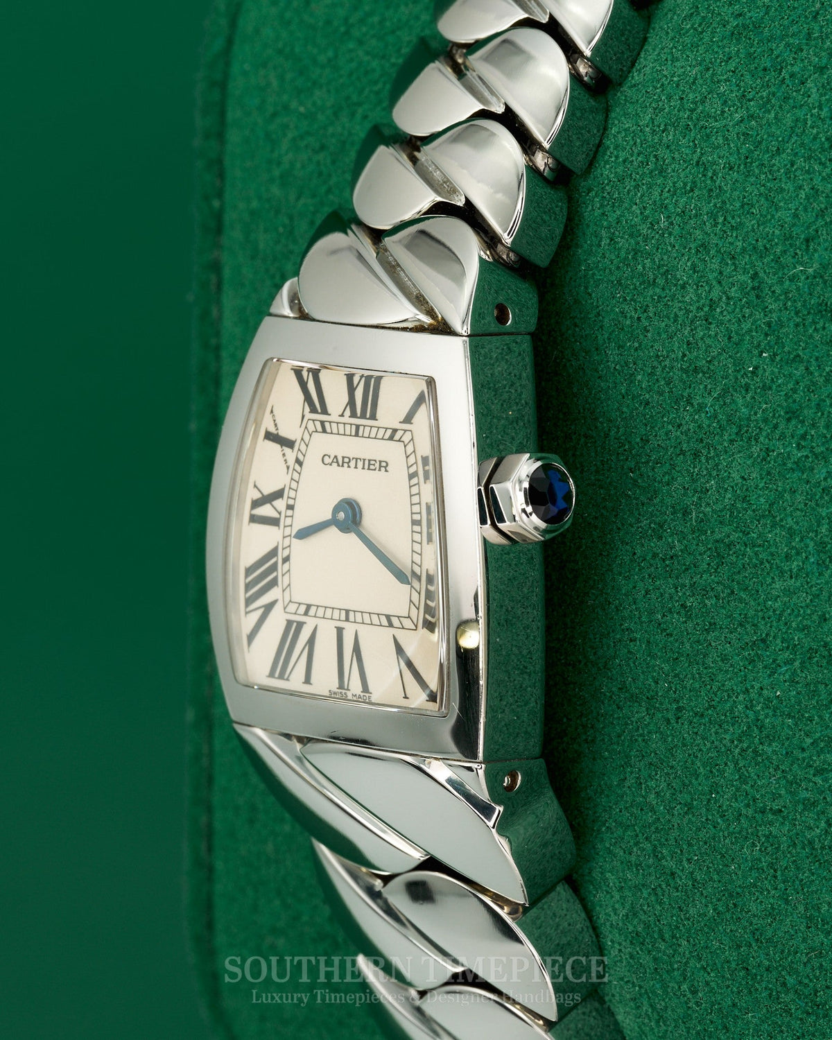 25mm Cartier La Dona Small in Stainless Steel with Silver Roman Dial (Ref: W660012I)(Watch Only)