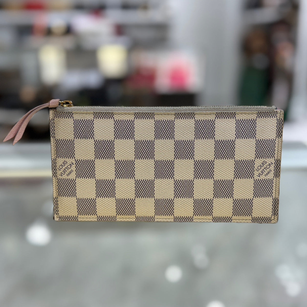Louis Vuitton Pochette Zip Insert - Damier Azur Canvas