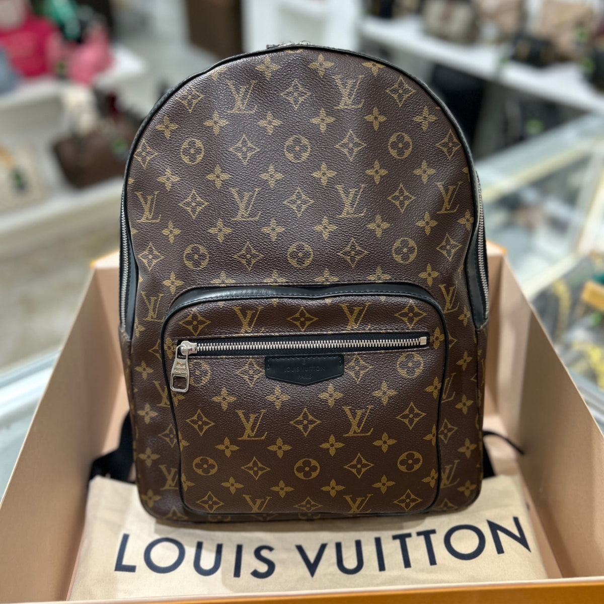 Louis Vuitton Josh Backpack - Macassar & Monogram Canvas