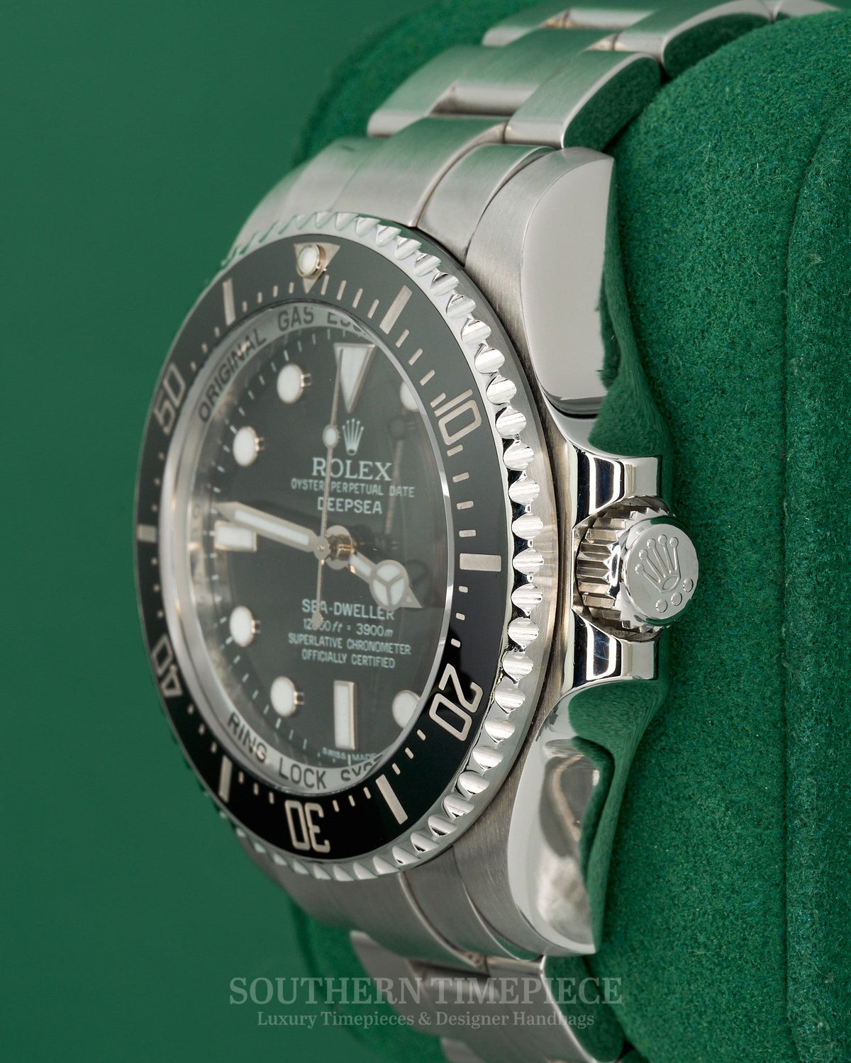 44mm Rolex Deepsea Sea-Dweller in Stainless Steel with Black Dial and Bezel (Ref: 116660)(Year: 2013)(Box & Papers)(SKU: 443717J)