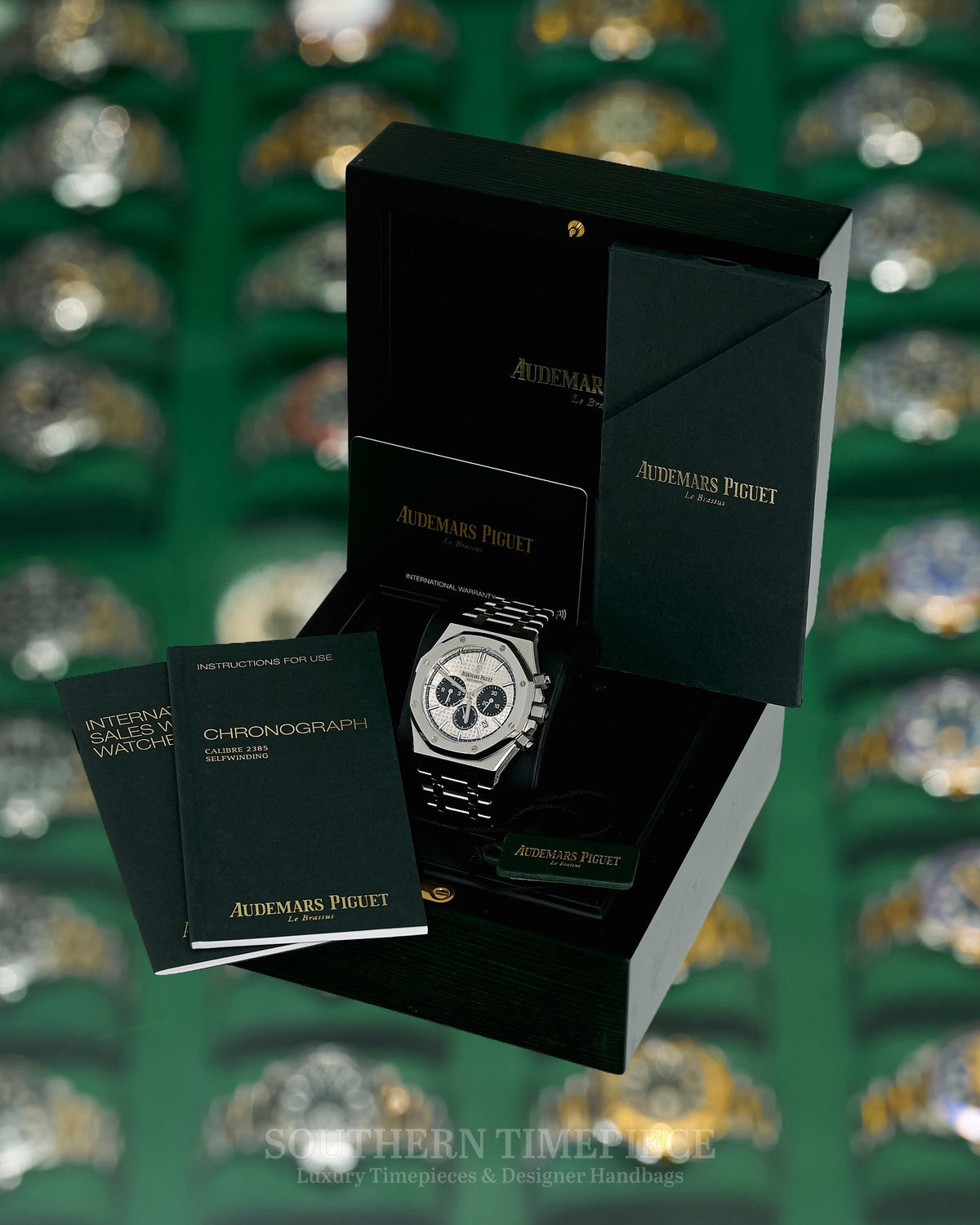 41mm MINT Audemars Piguet Royal Oak "Panda" in Stainless Steel with White Dial (Ref: 26331ST)(Year: 2021)(Box & Papers)