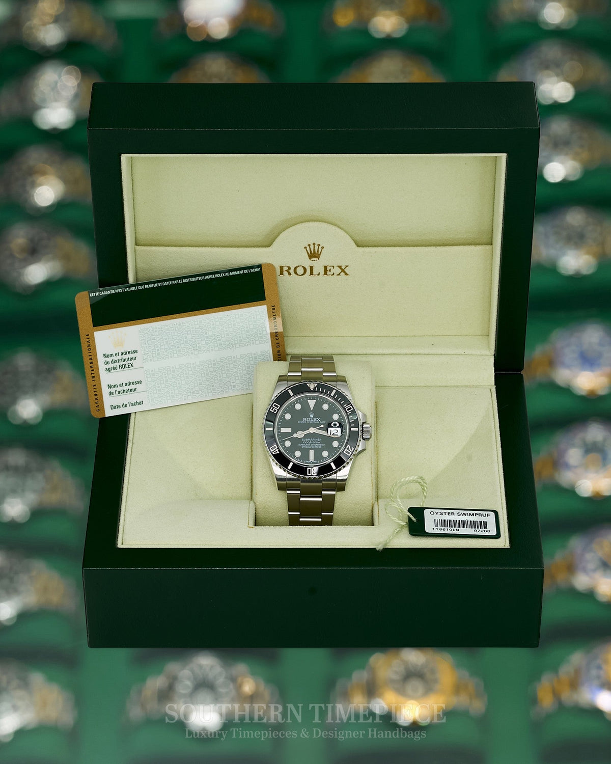 40mm Rolex Submariner Date in Stainless Steel on Oyster (Ref: 116610LN)(Year: 2011)(Box & Papers)