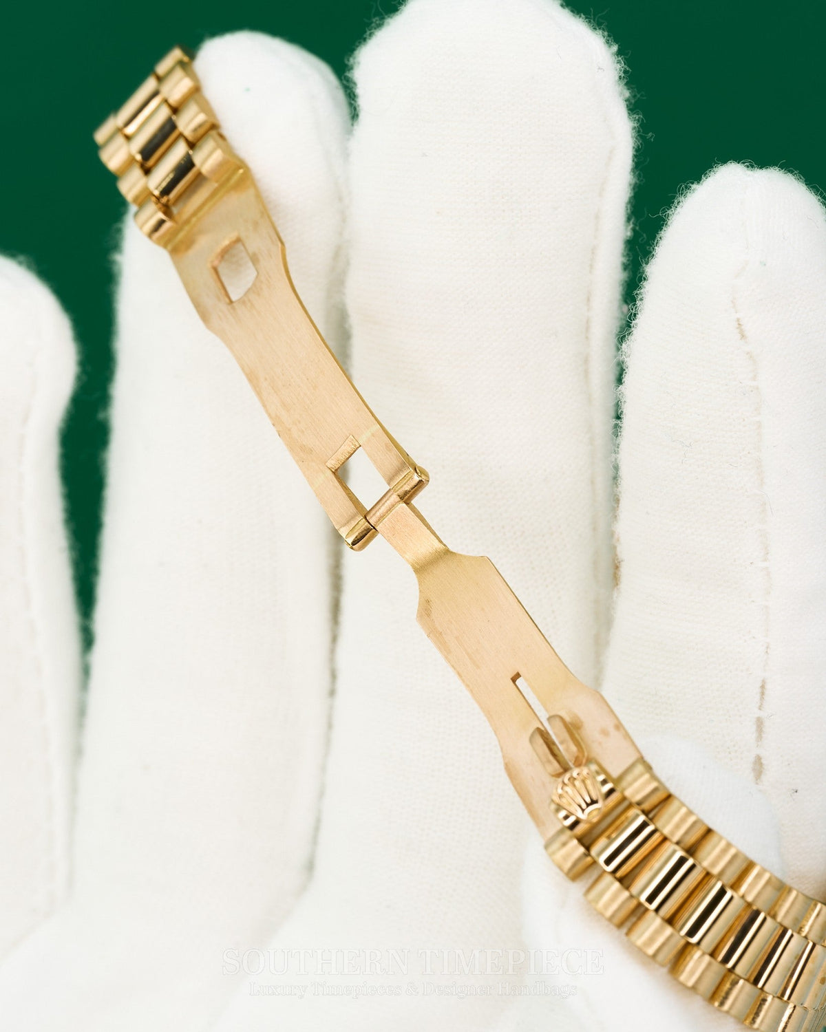 26mm Rolex Datejust "President" with a Custom Blue Diamond Dial and Diamond Bezel in Solid 18kt Yellow Gold (Ref: 6917/8)(Year: 1981)