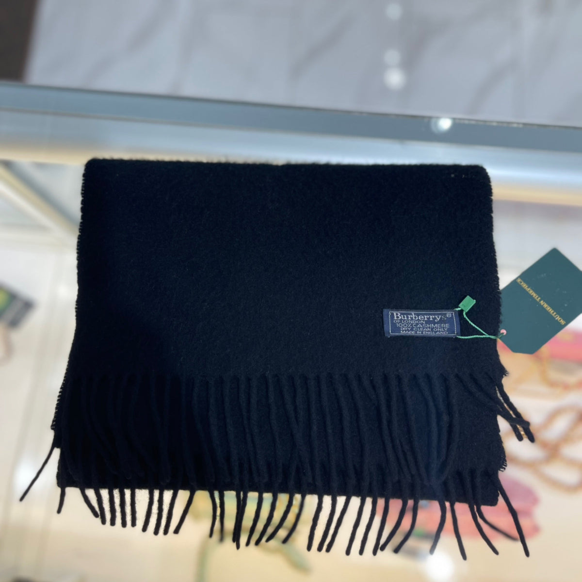 Burberry Scarf - Black Cashmere