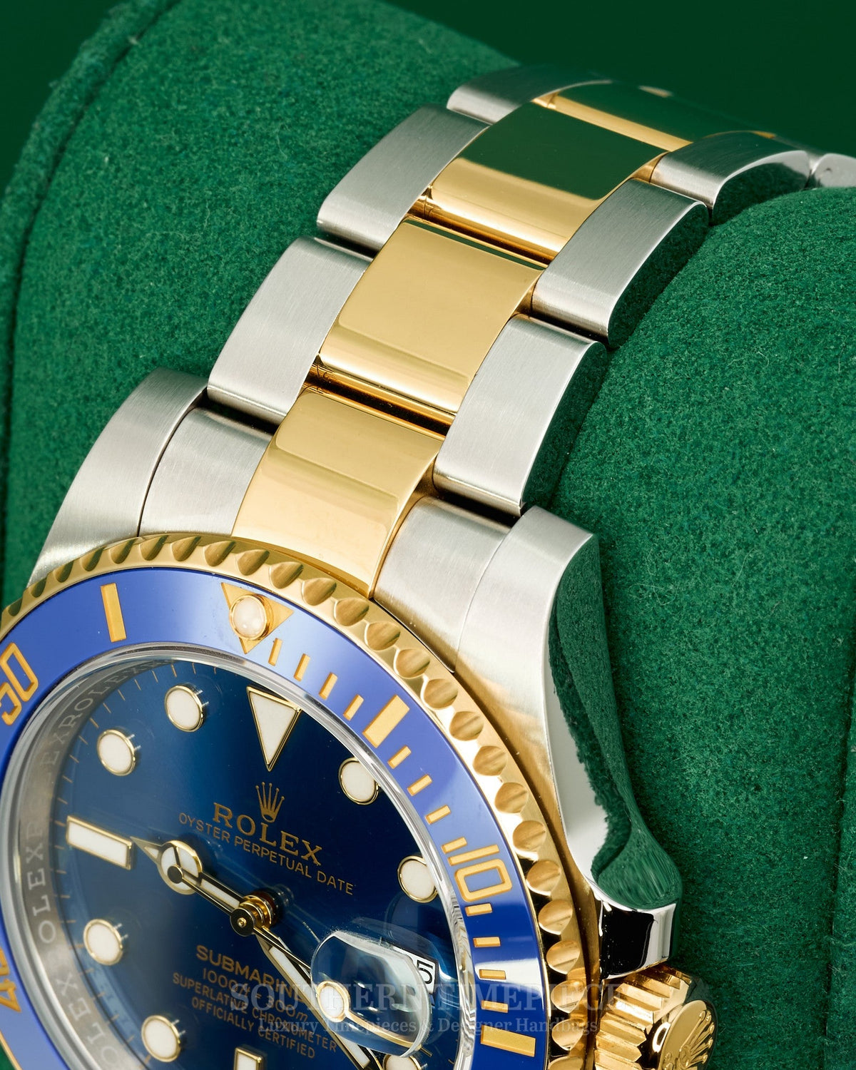40mm Rolex Submariner Date "Bluesy" in 18kt Yellow Gold & Oystersteel (Ref: 116613LB)(Year: 2017)(Box & Papers)