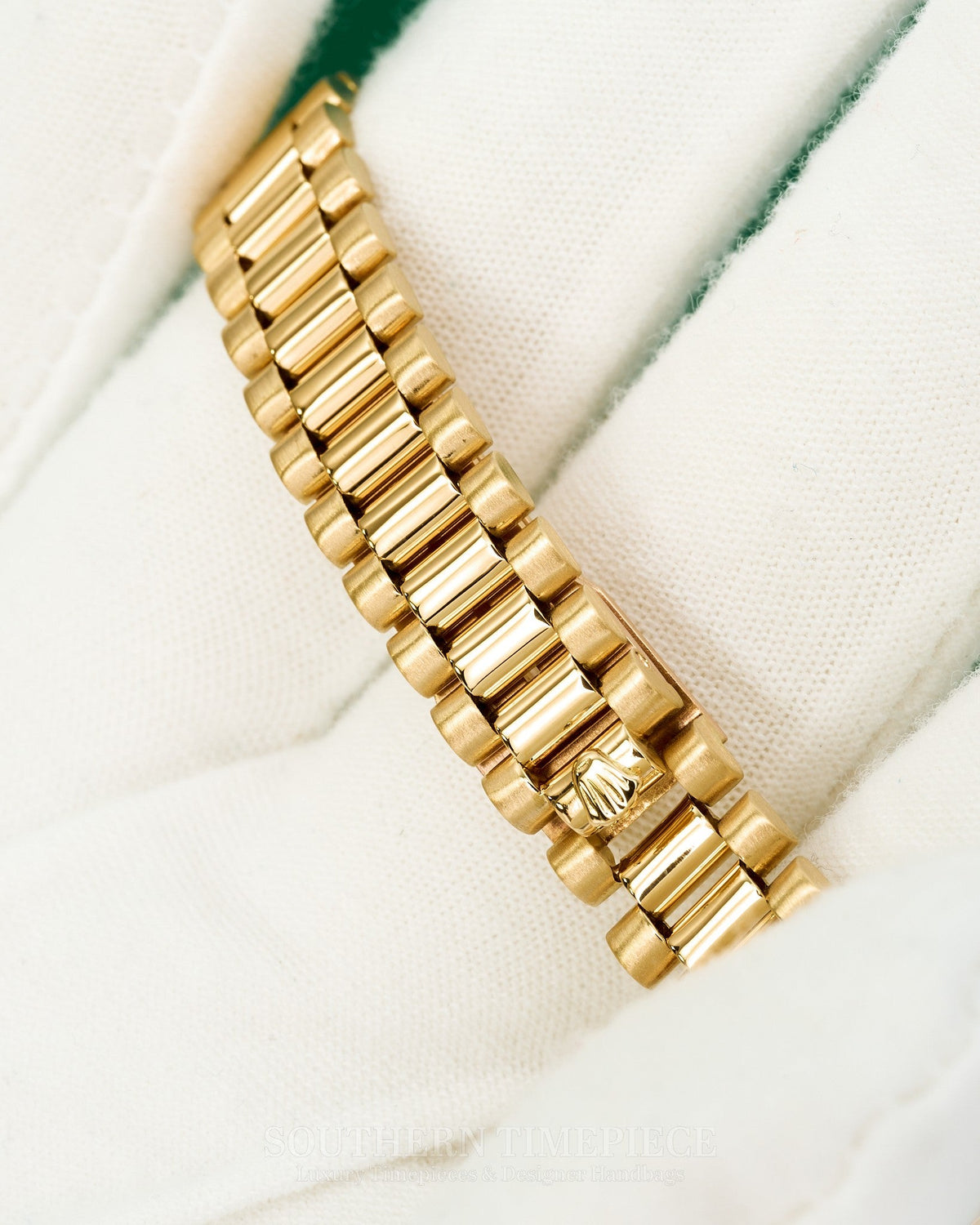 26mm Rolex Datejust "President" with a Custom Champagne Diamond Dial and Diamond Bezel in Solid 18kt Yellow Gold (Ref: 6917/8)(Year: 1983)