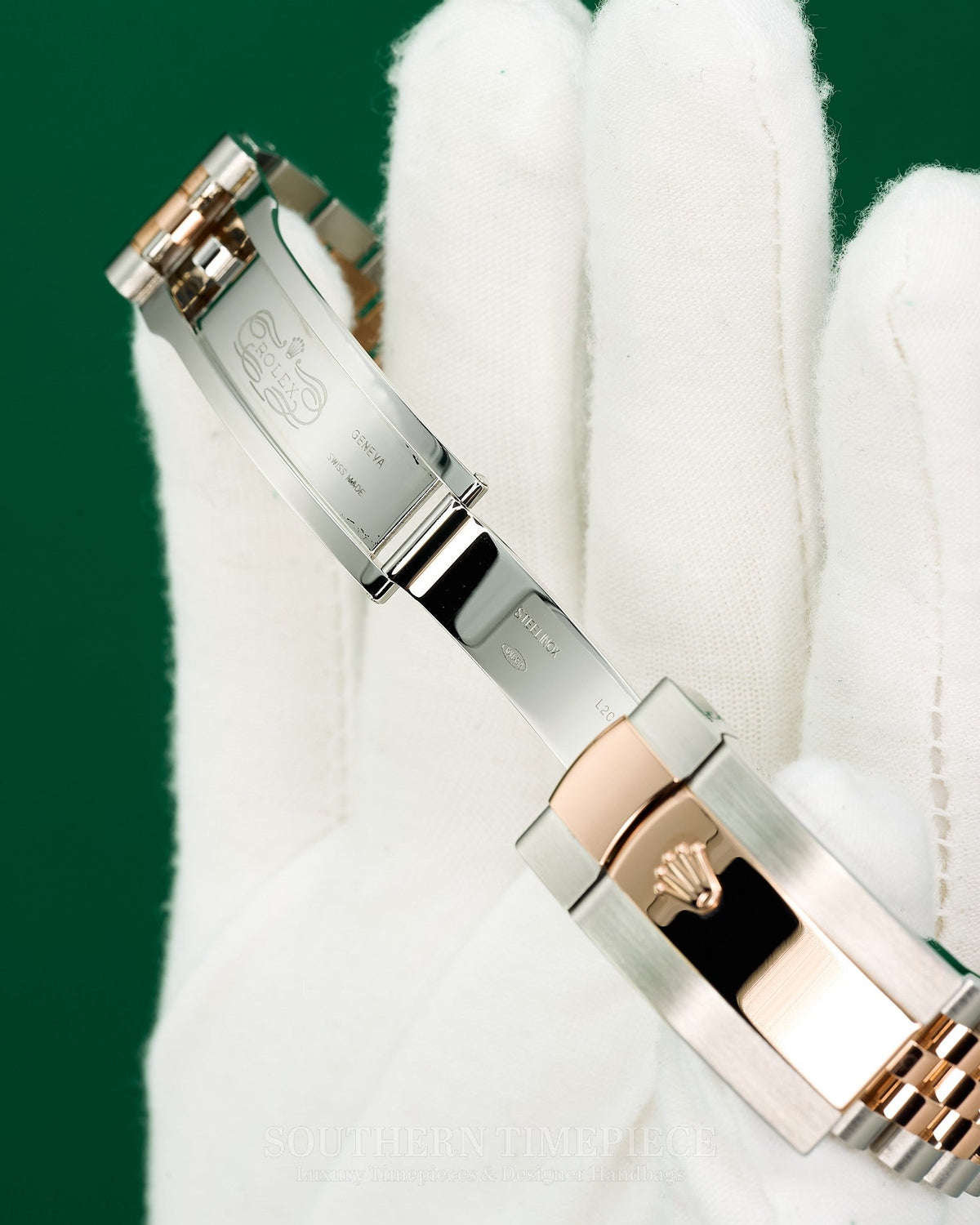 41mm Rolex Datejust with Factory Sundust Diamond Dial in 18kt Everose Gold & Stainless on Jubilee Bracelet (Ref: 126331)(Year: 2022)(Box & Papers)