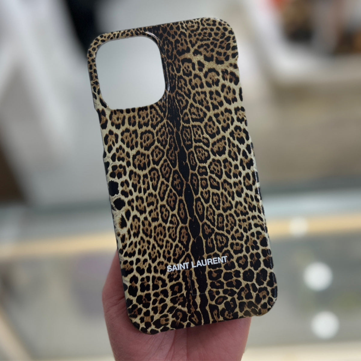 Saint Laurent YSL Leopard Phone Case - Iphone 12 Pro