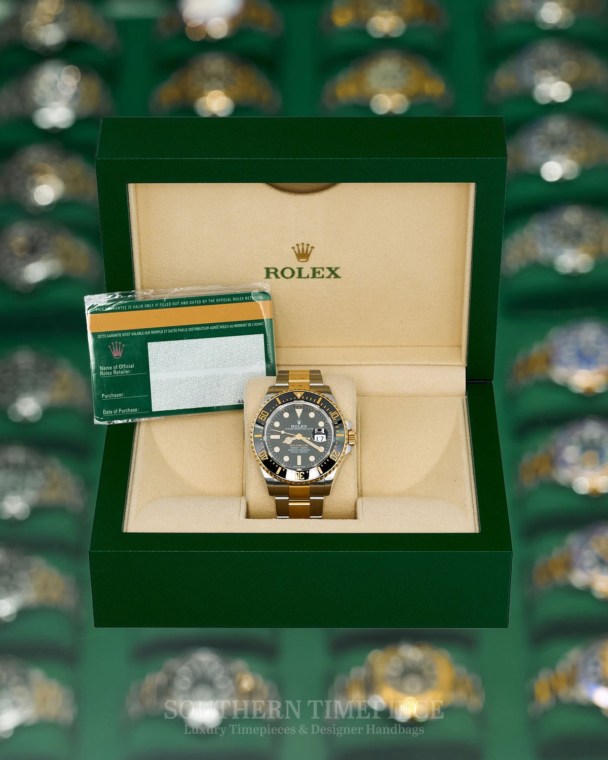 43mm Rolex Sea-Dweller in 18kt Yellow Gold and Stainless Steel (Ref: 126603)(Year: 2019)(Box & Papers)
