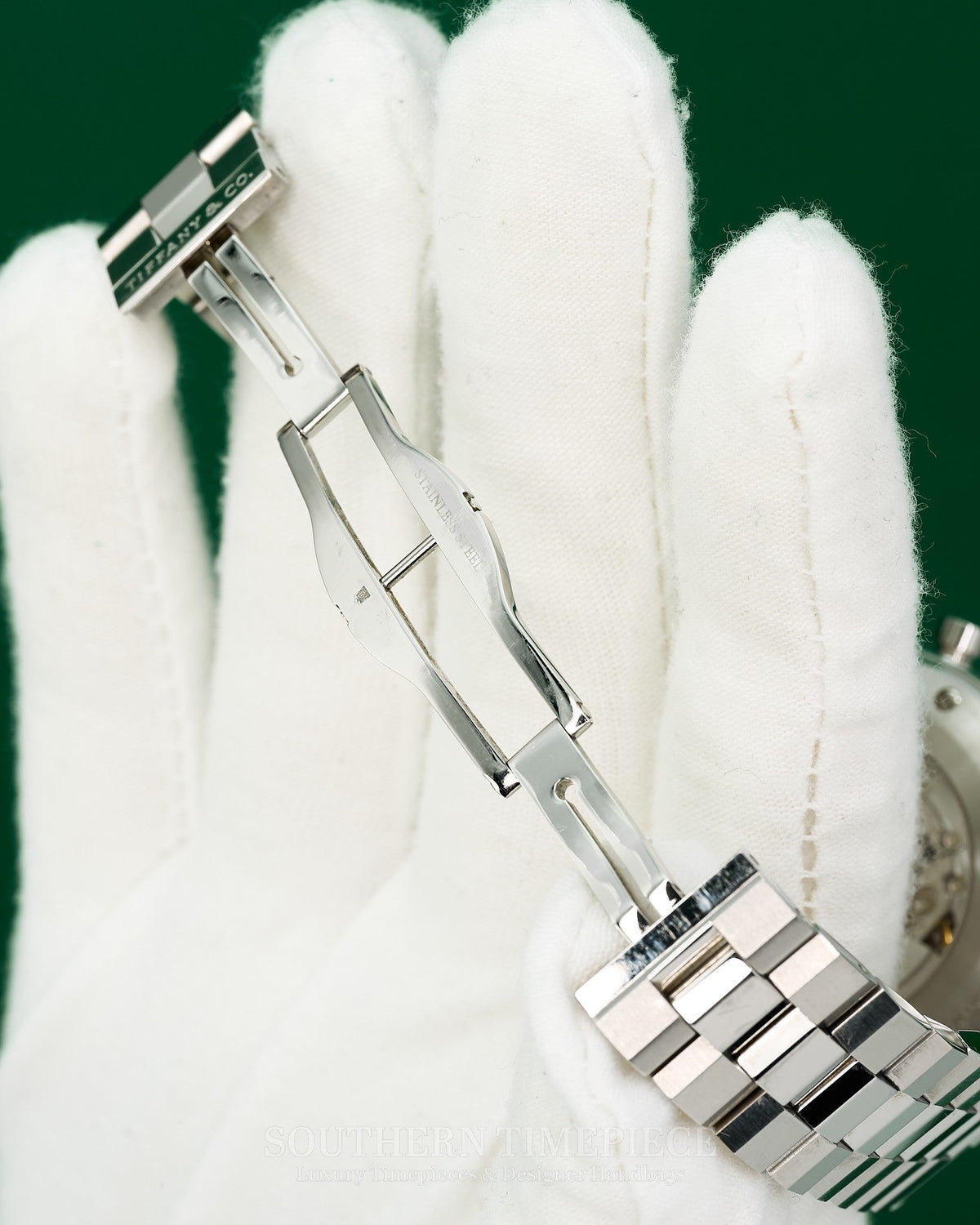 40mm Tiffany & Co Dual Time CT60 with Blue Dial in Stainless Steel (Ref: 34668299)(Year: ~2016)(Box & Appraisal)