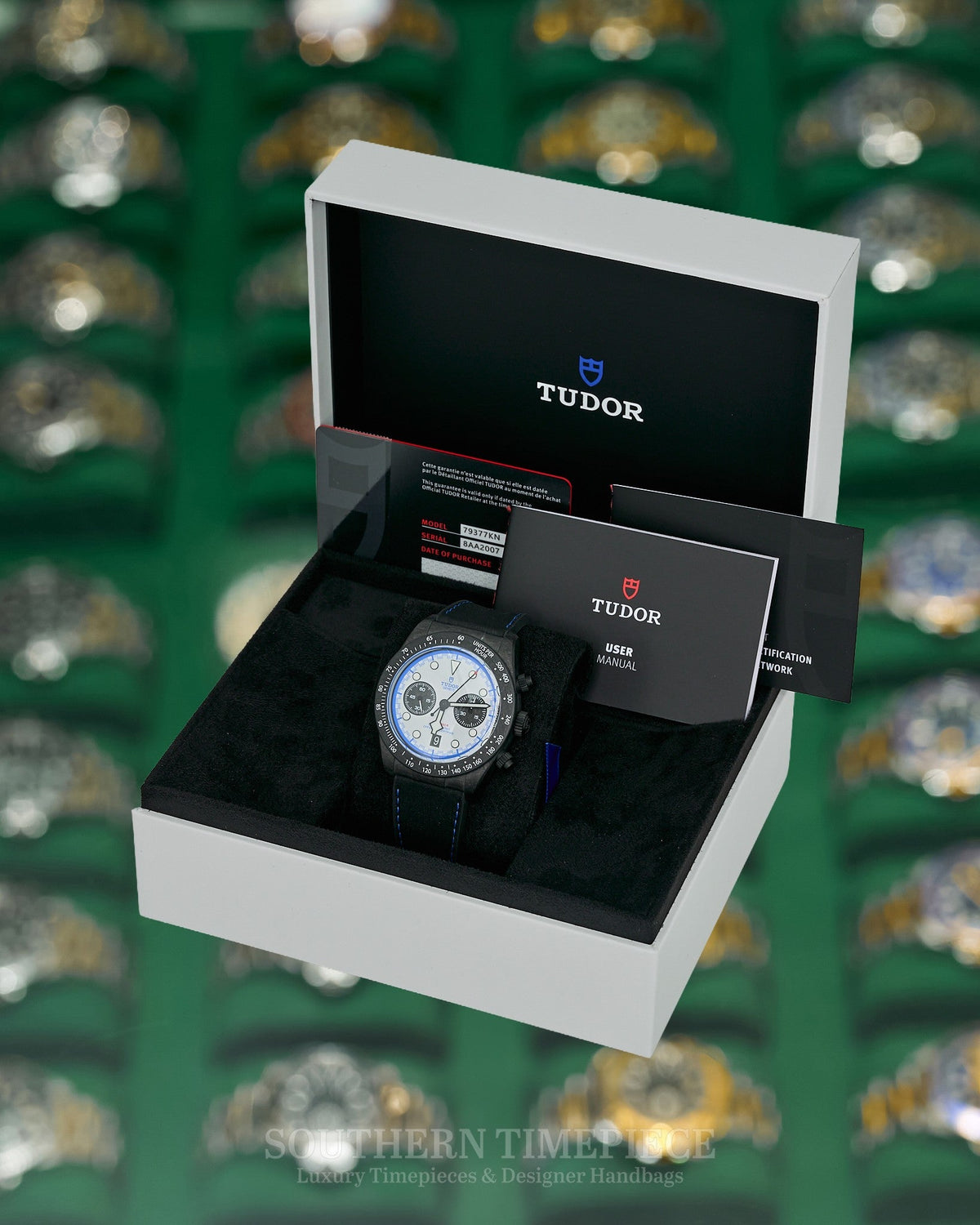 Brand New 2025 42mm Tudor Black Bay Chrono "Carbon 25" Limited Edition of 2025 Units (Ref: 79377KN)(Year: 2025)(Box & Papers)