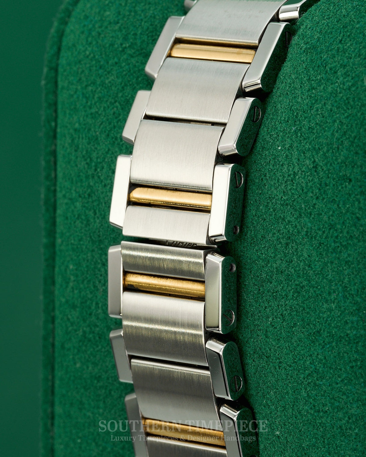 32mm Cartier Tank Francaise Medium in 18kt Yellow Gold and Stainless Steel (Ref: W51012Q4)(Year: 2000's-2010's)