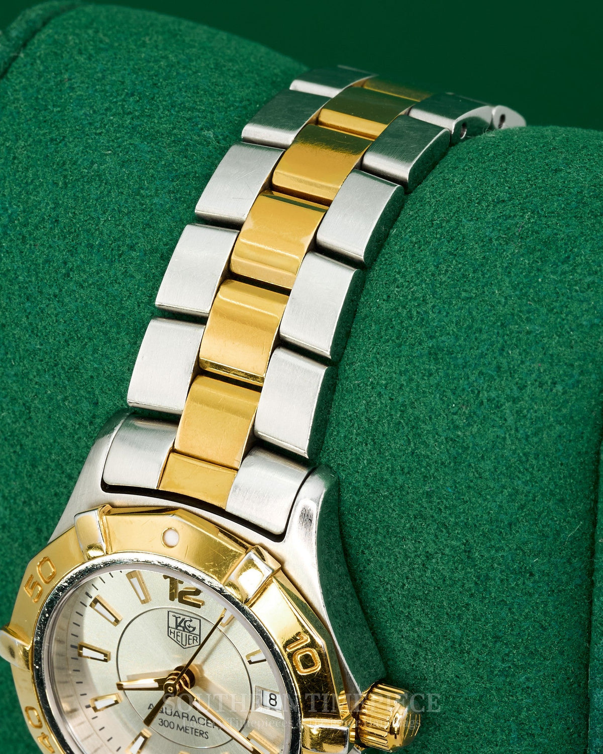 27mm Tag Heuer Ladies Aquaracer in Yellow Gold and Stainless Steel (Ref: WAF1420)