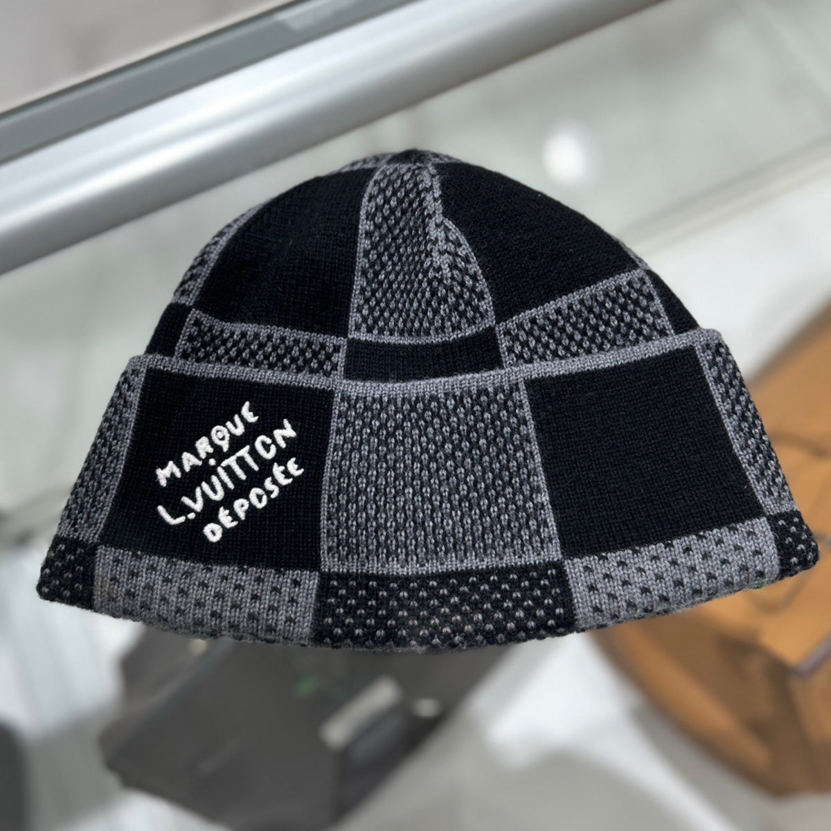 Louis Vuitton Damier Heritage Beanie - 100% Wool
