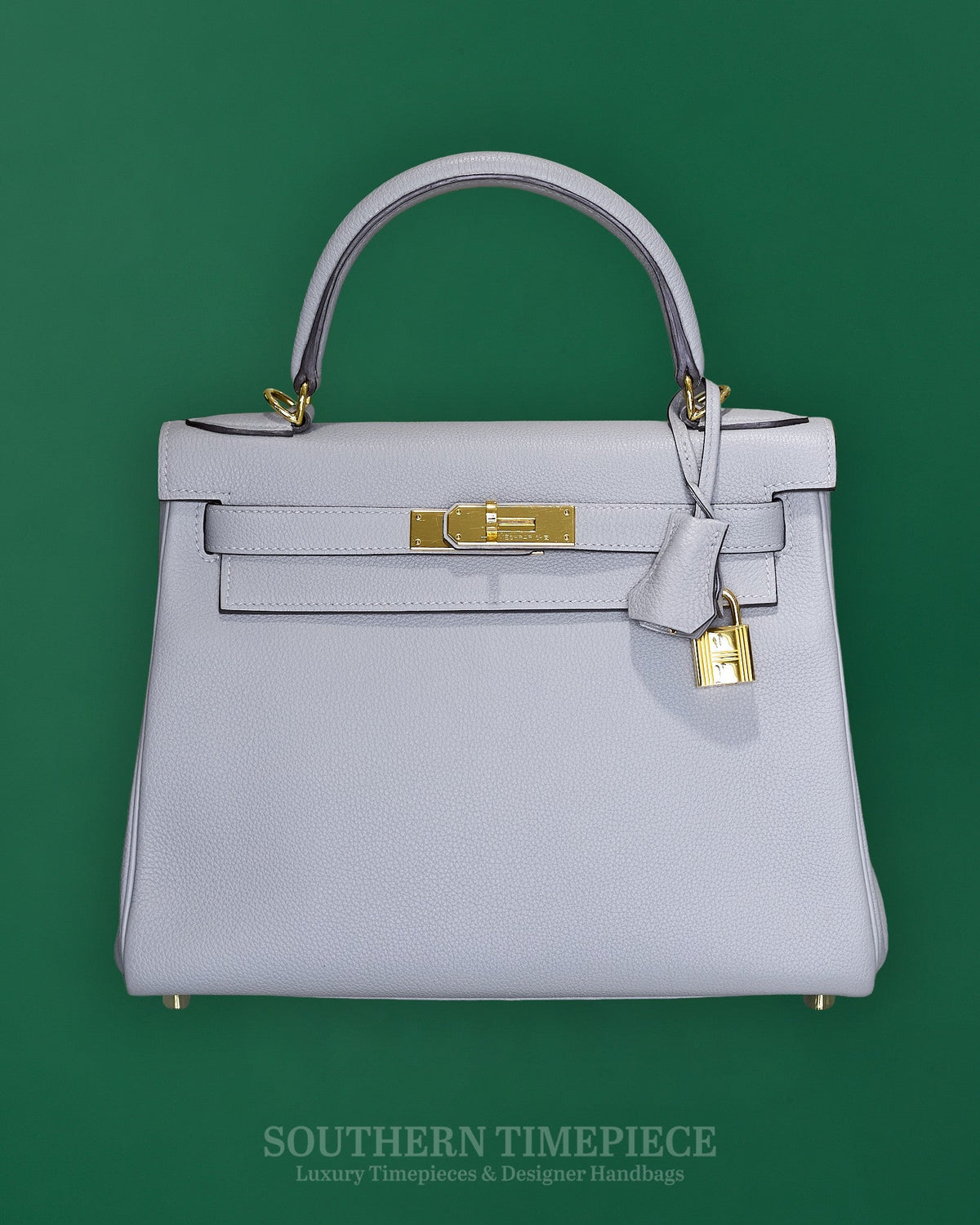 Hermès Kelly Retourne 28 - Gris Mouette Togo Leather & Gold Hardware (2016)