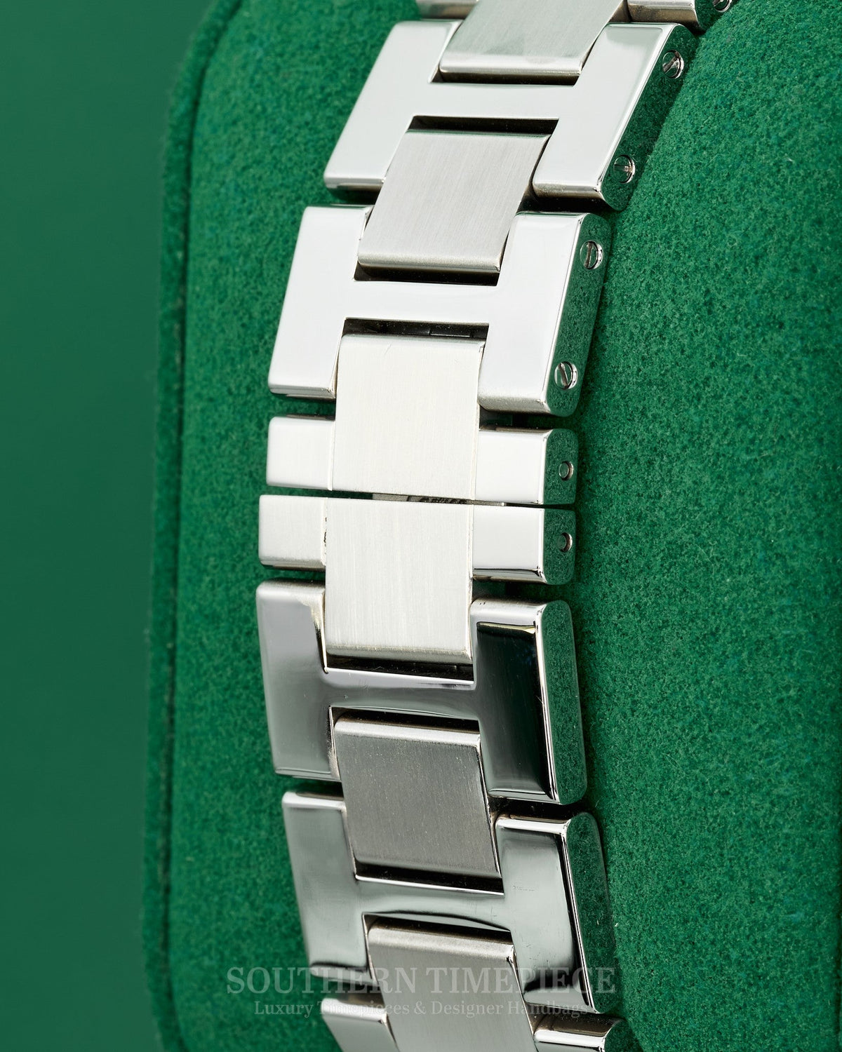 41mm Cartier Tank Solo XL in Stainless Steel with Custom Diamonds (Ref: W5200028)
