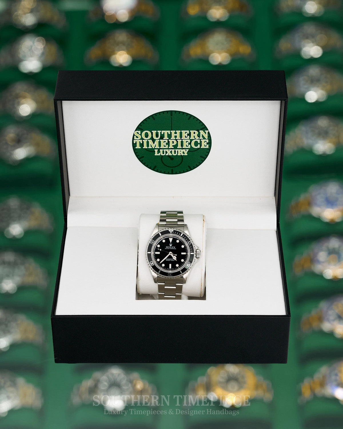 40mm Rolex Submariner No Date with Black Dial and Bezel in Stainless Steel on Oyster (Ref: 14060)(Year: 1991)