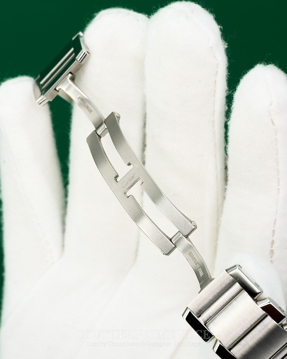 36mm Cartier Tank Francaise Large in Stainless Steel (Ref: W51002Q3)(2000's-2010's)