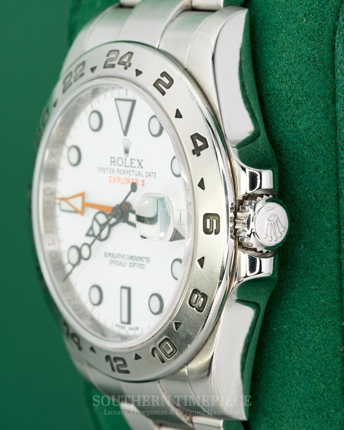 42mm Rolex Explorer II "Polar" in Stainless Steel with White Dial (Ref: 216570)(Year: 2015)(Box & Papers)