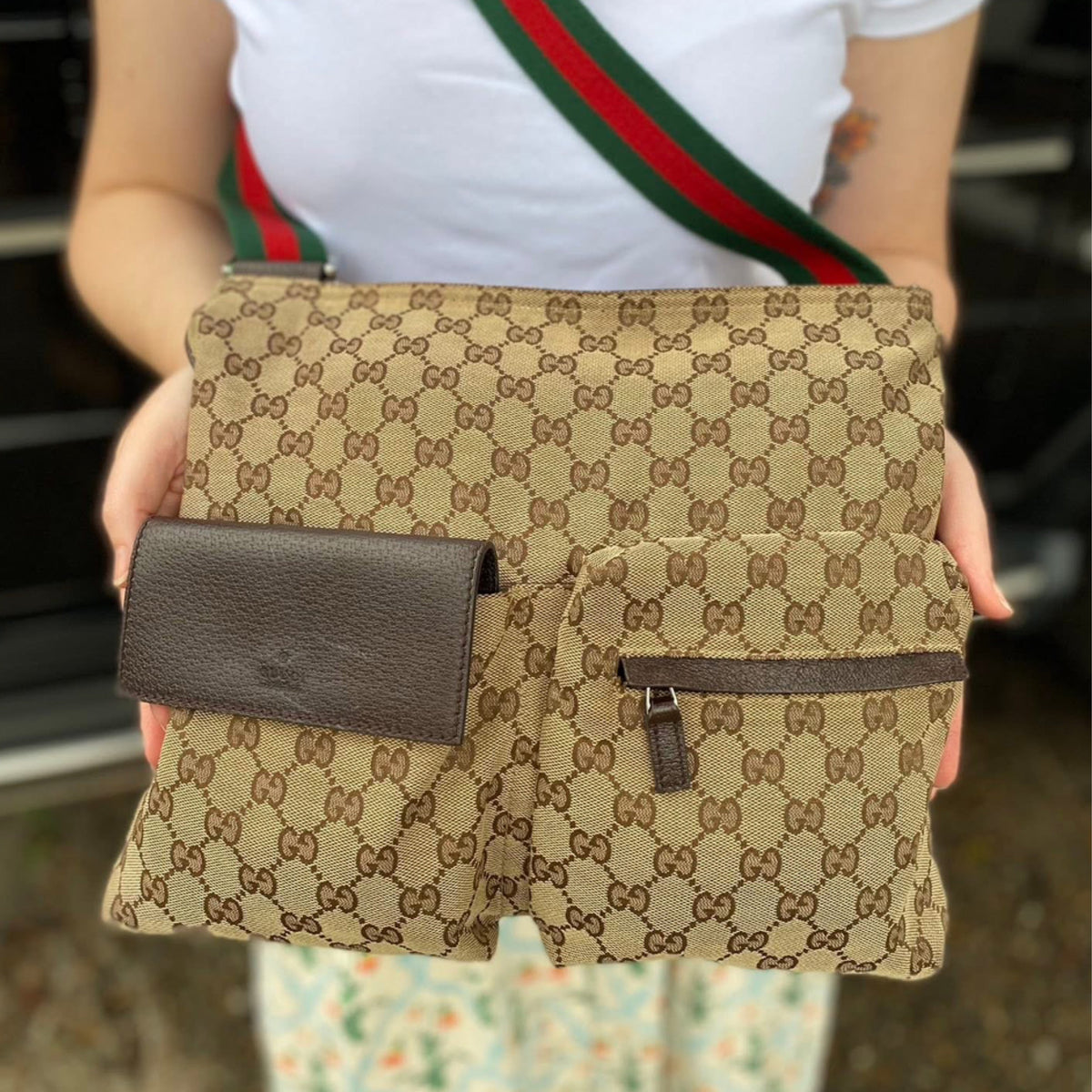 Gucci Sherry Line Messenger Bag - GG Canvas