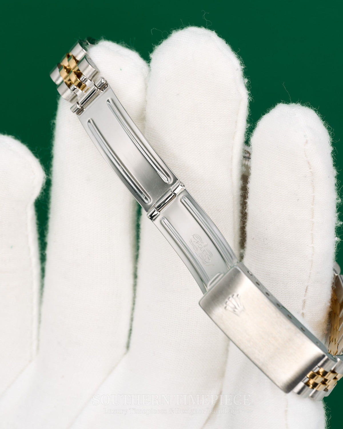 26mm Rolex Datejust with a Custom Champagne Diamond Dial in 18kt Yellow Gold and Stainless on Jubilee (Ref: 69173)(Year: 1988)