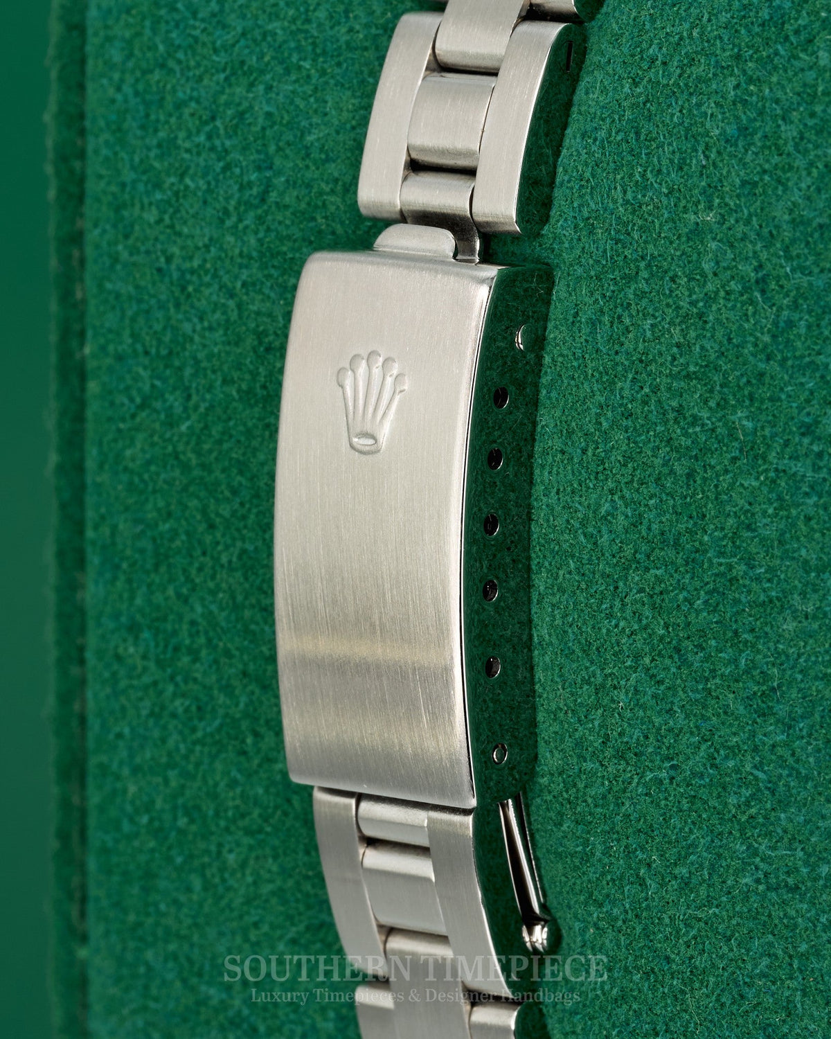 26mm Rolex Datejust with Silver Stick Dial in Stainless Steel on Oyster Bracelet (Ref: 79160)(Year: 2003)