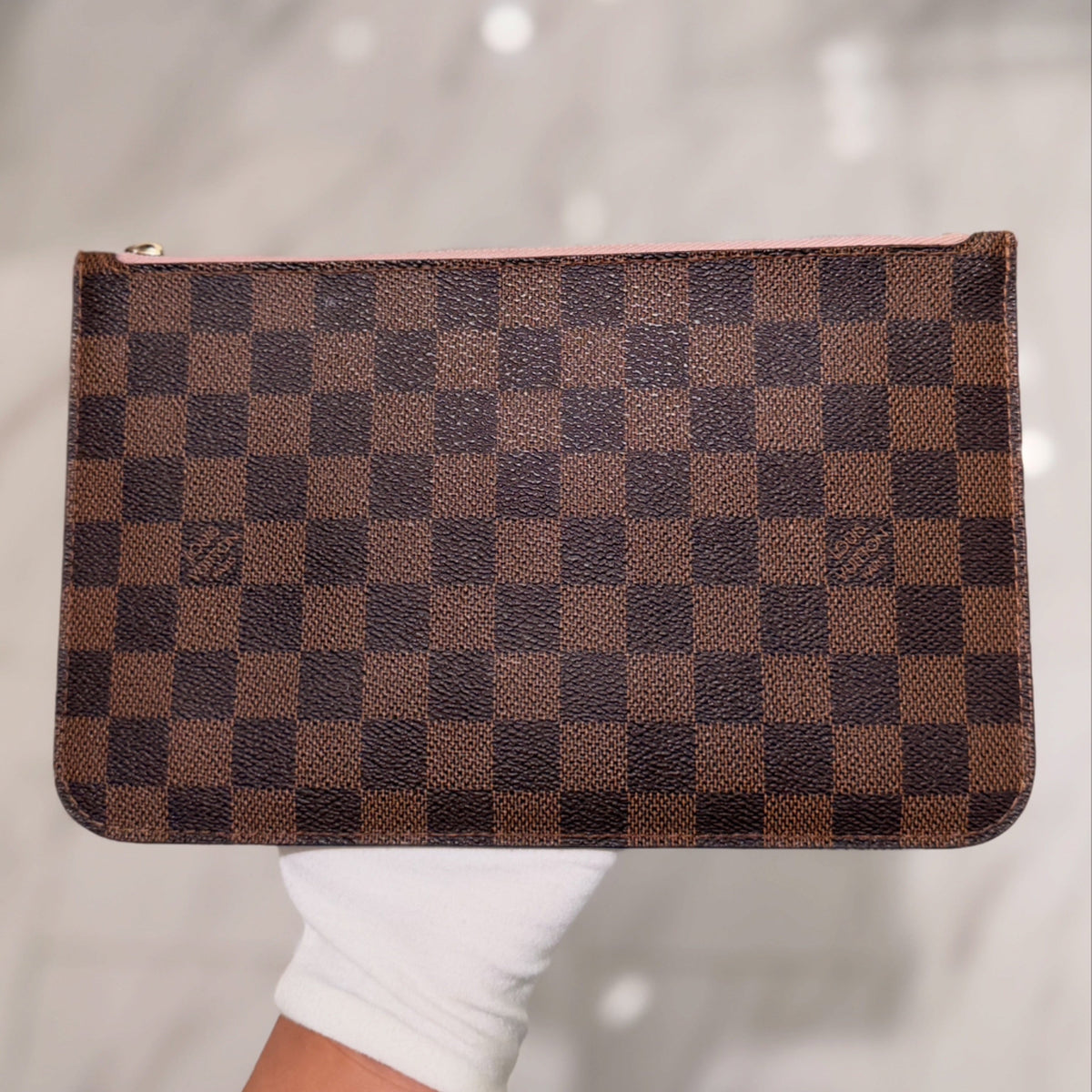 Louis Vuitton Pochette Wristlet - Damier Ebene Canvas (2144915)