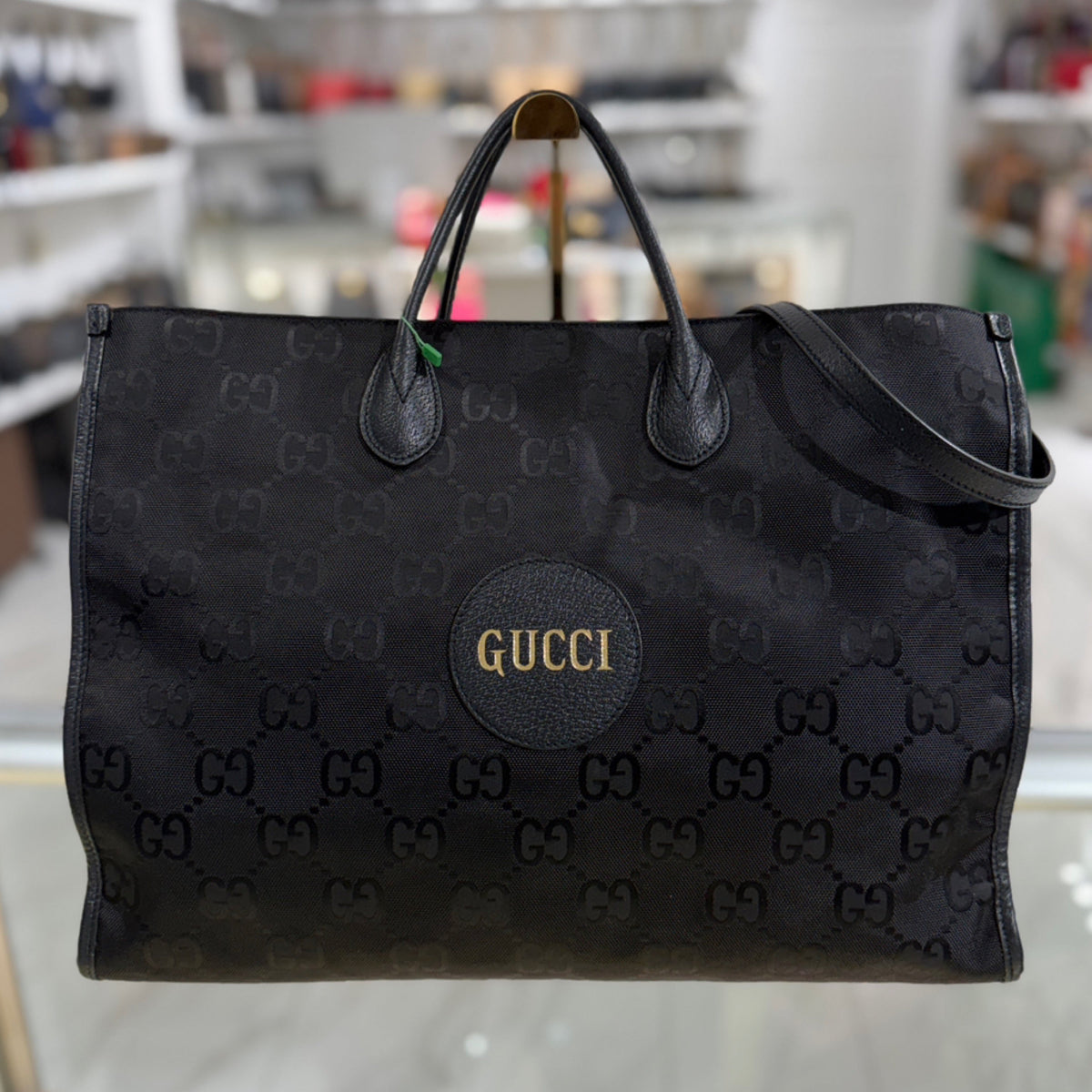 Gucci Off The Grid Tote Bag - Black GG Nylon