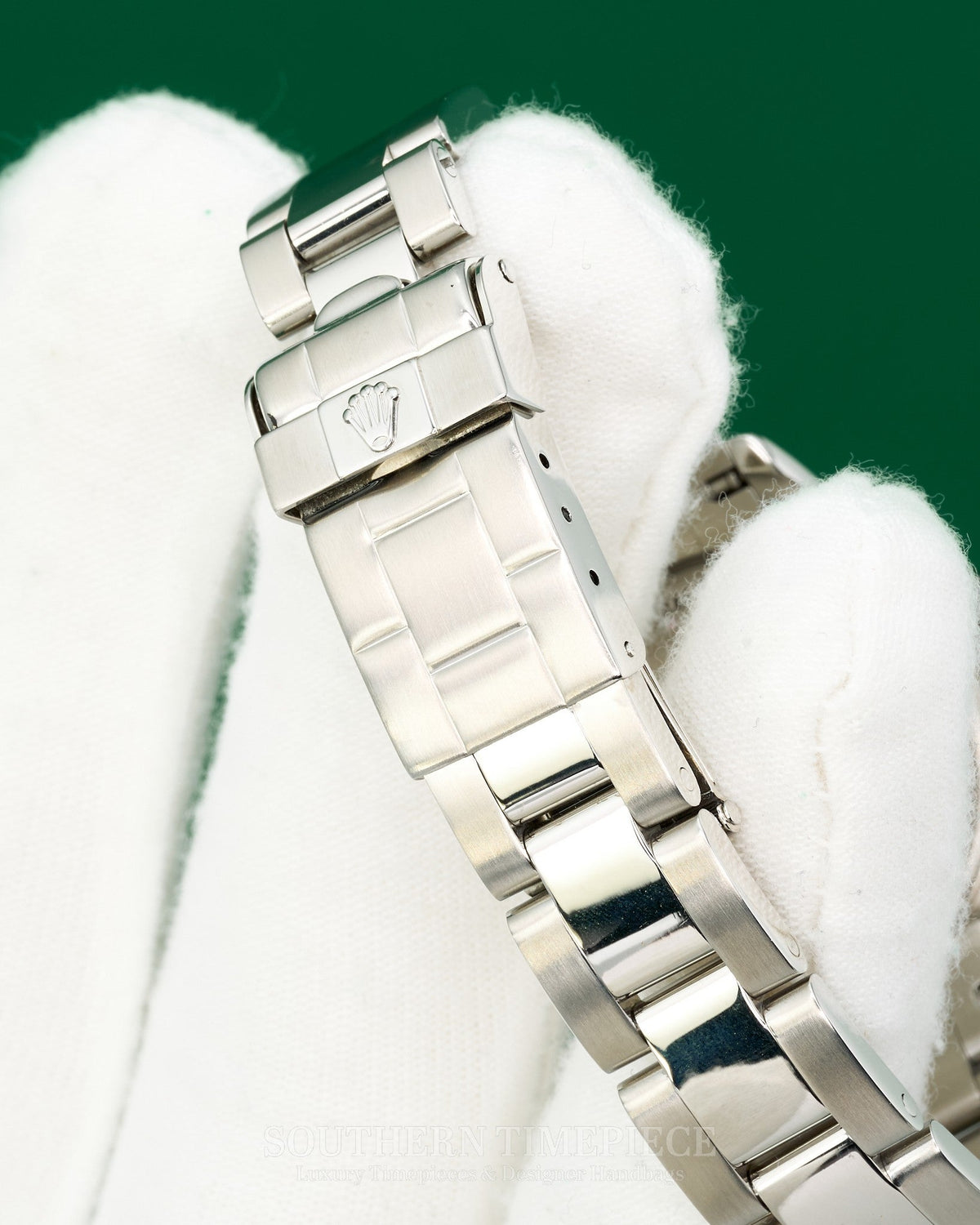 29mm Rolex Yacht-Master with Platinum Dial and Bezel in Stainless Steel on Oyster (Ref: 169622)(Year: 2002)