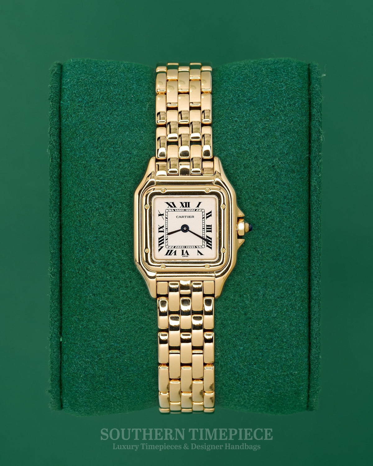 22mm Cartier Panthere Small Model in Solid 18kt Yellow Gold (Ref: W25022B9)(Year: 2000)(Box & Papers)