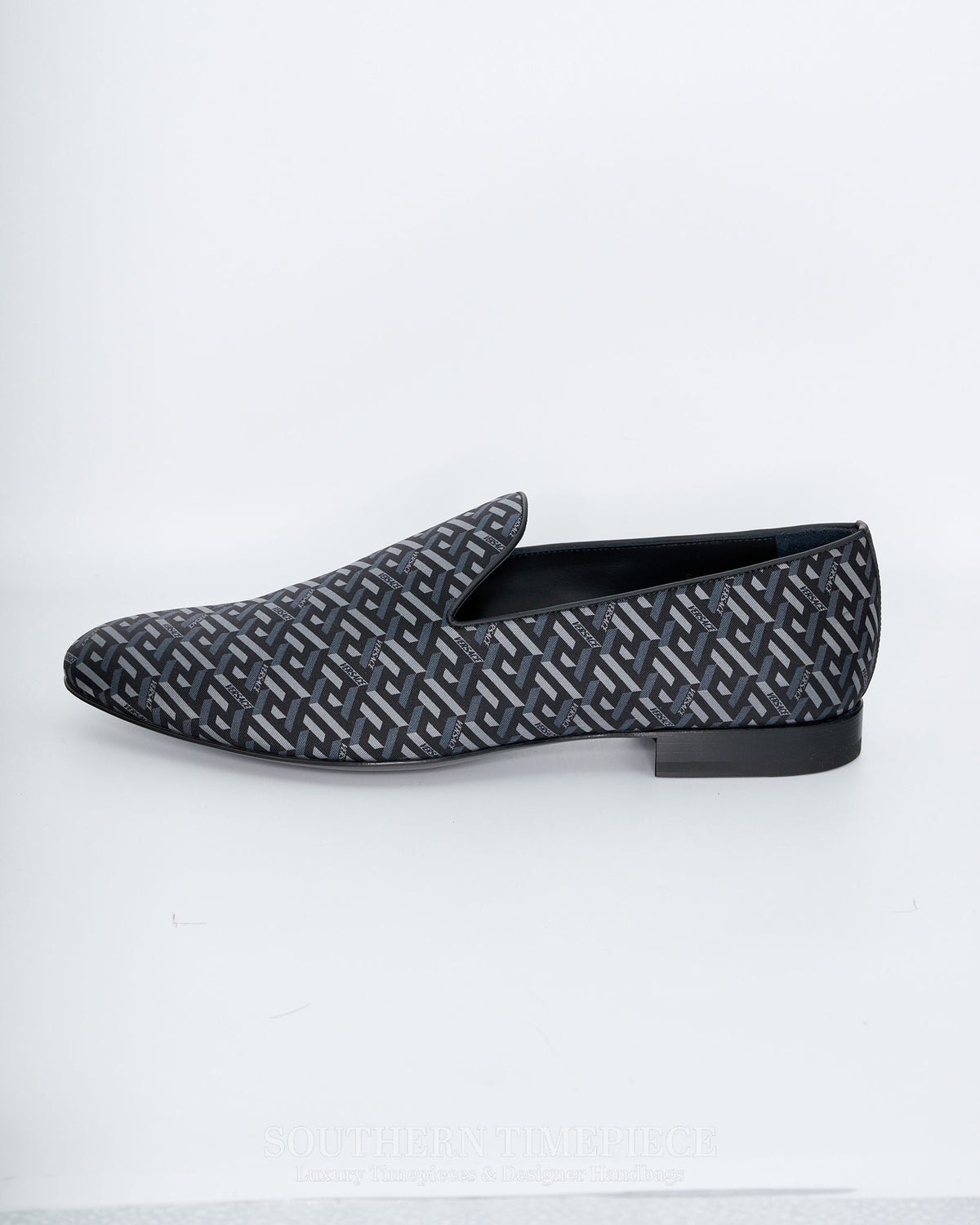 Versace La Greca Men's Loafers - Silk Jacquard (Size 46/US 13)