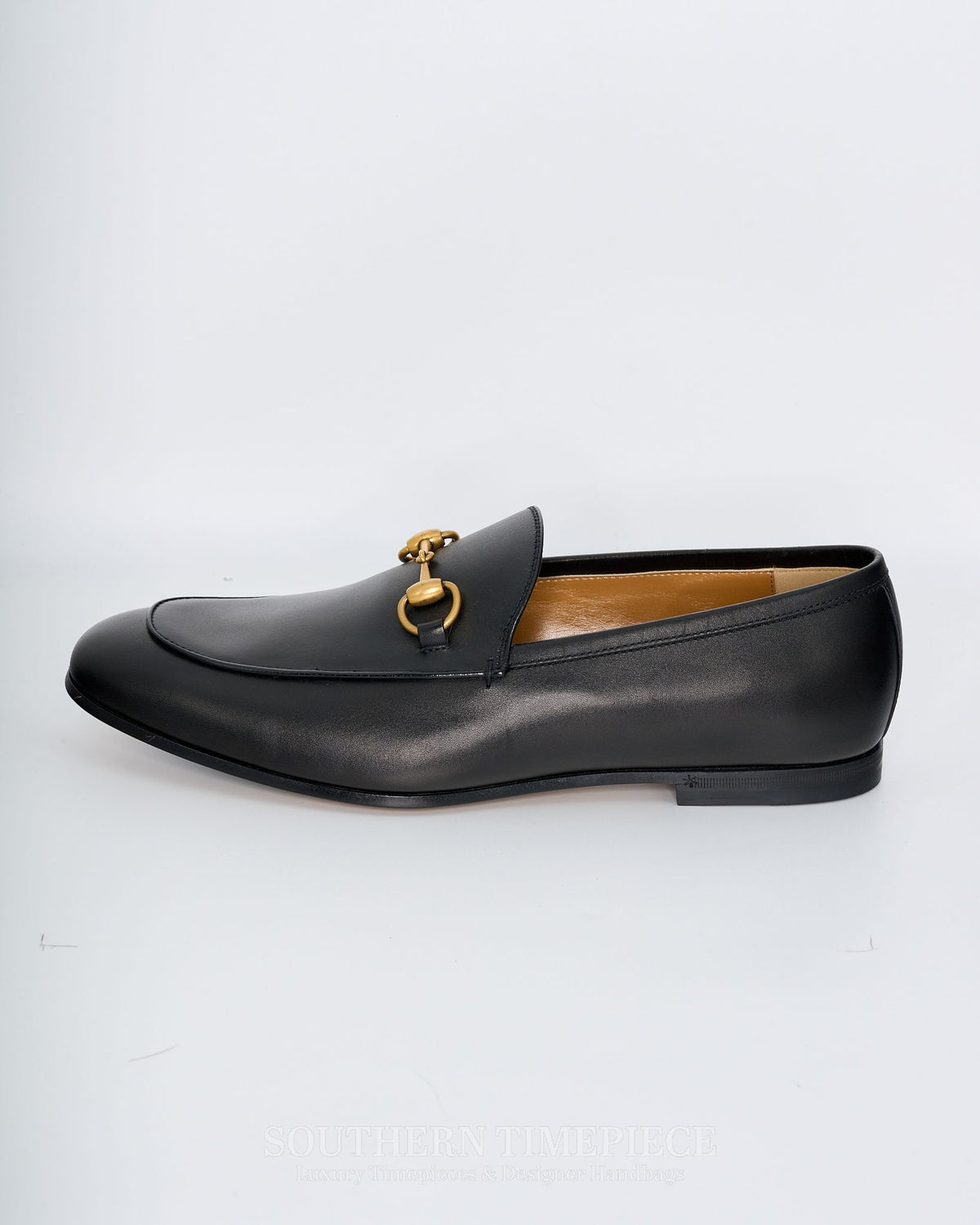 Gucci Men's Jordaan Loafer - Black Leather (Size 7.5)