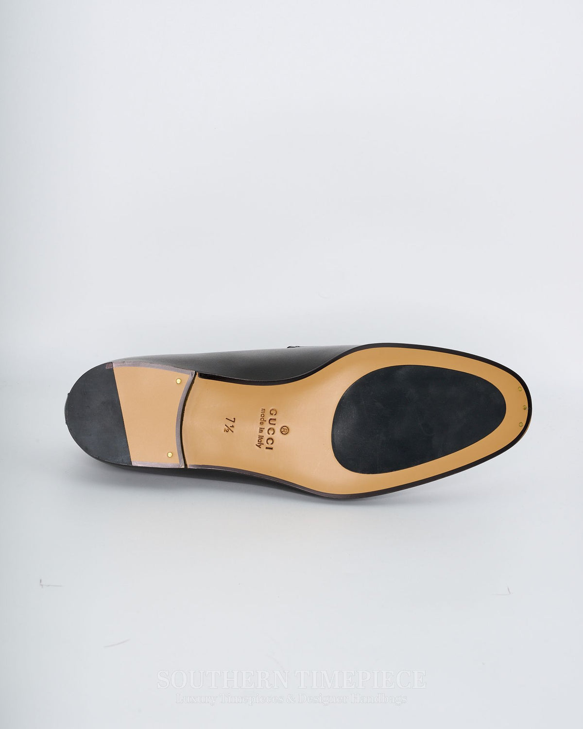 Gucci Men's Jordaan Loafer - Black Leather (Size 7.5)