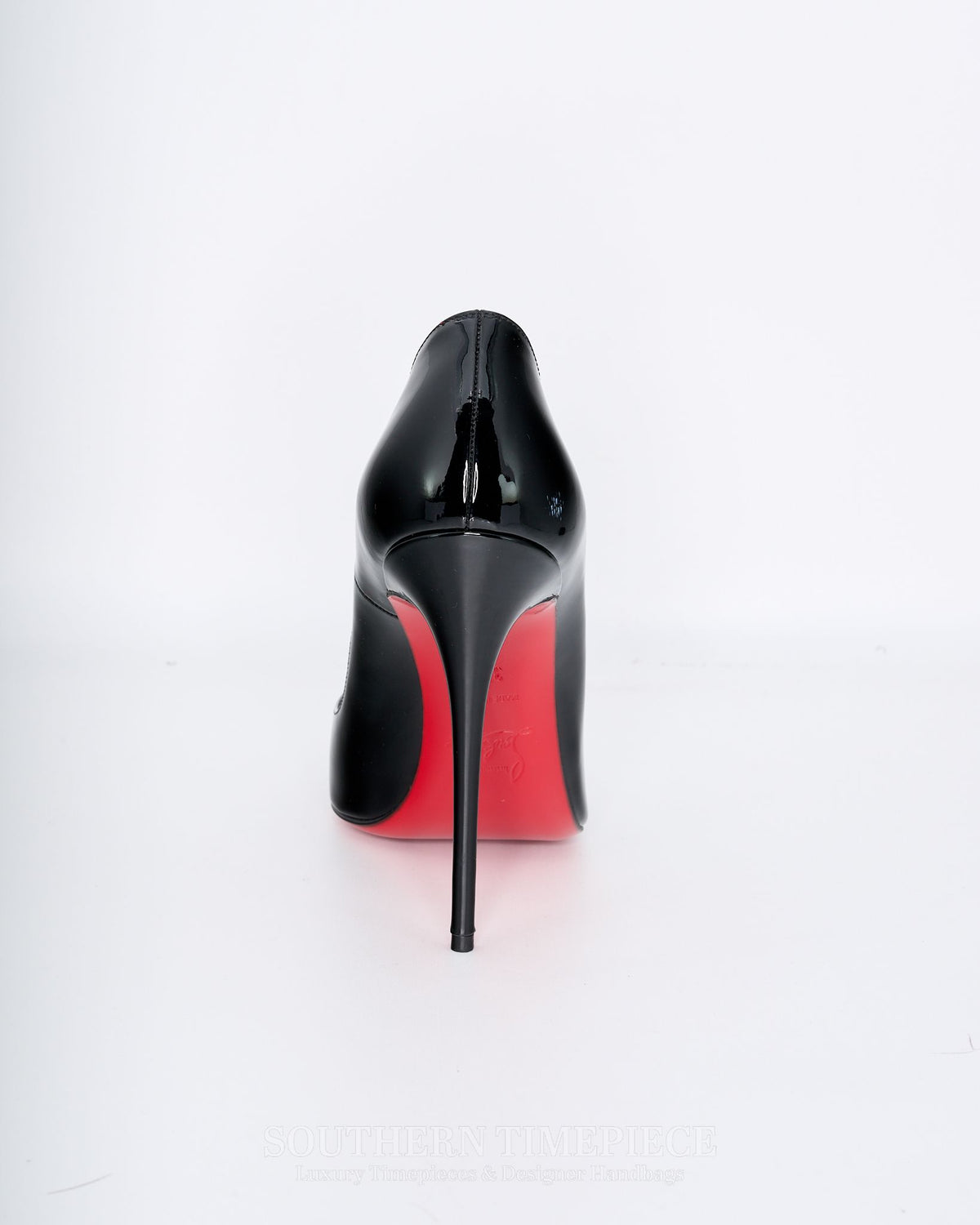 Christian Louboutin So Kate 120 Pumps - Black Patent Leather (Size 37.5)