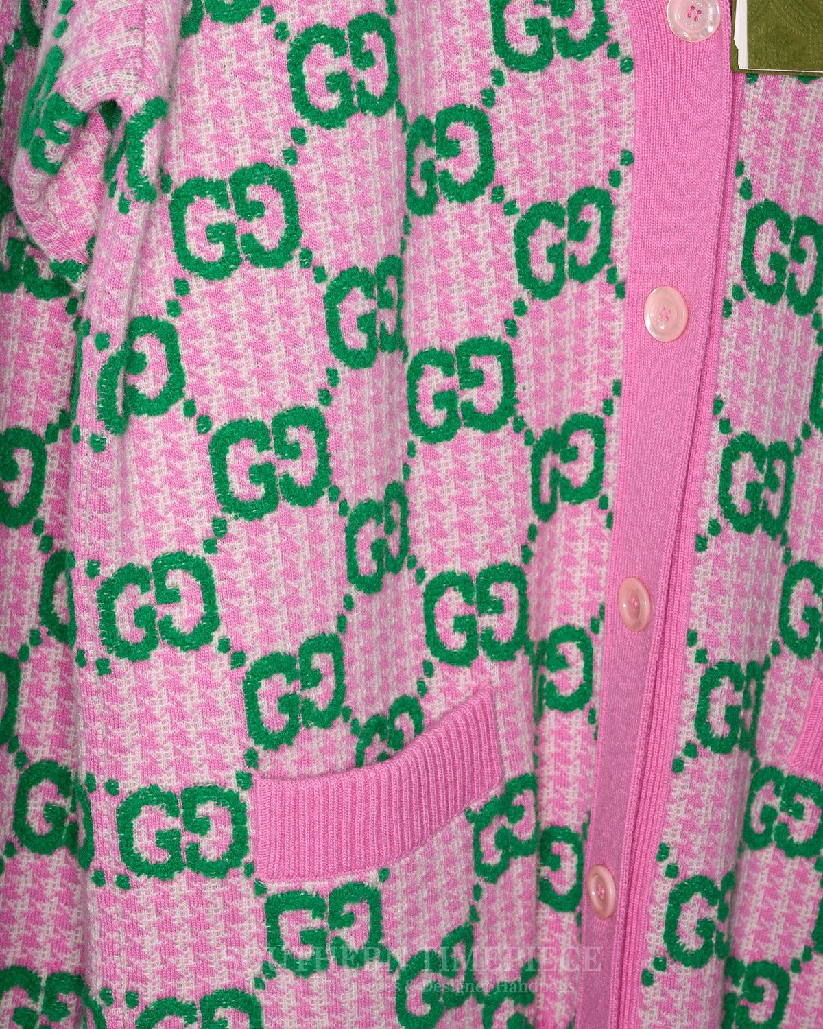 Brand New Gucci GG Wool-Jacquard Cardigan -Size Medium