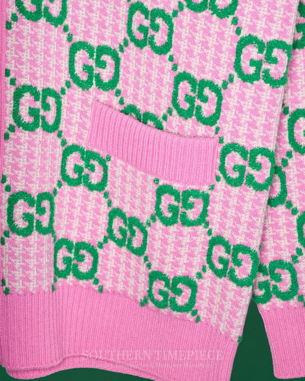 Brand New Gucci GG Wool-Jacquard Cardigan -Size Medium