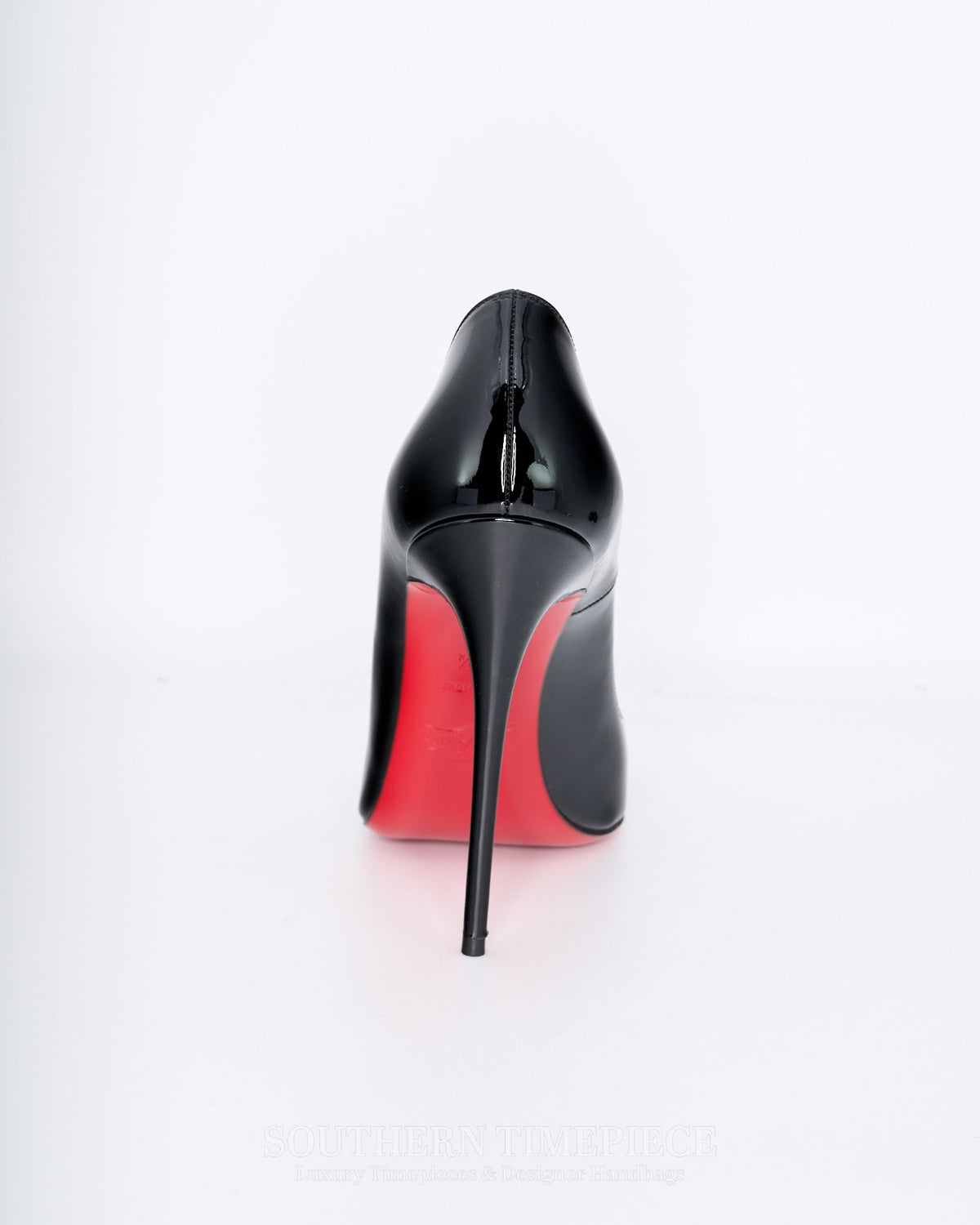 Christian Louboutin So Kate 120 Pumps - Black Patent Leather (Size 37.5)