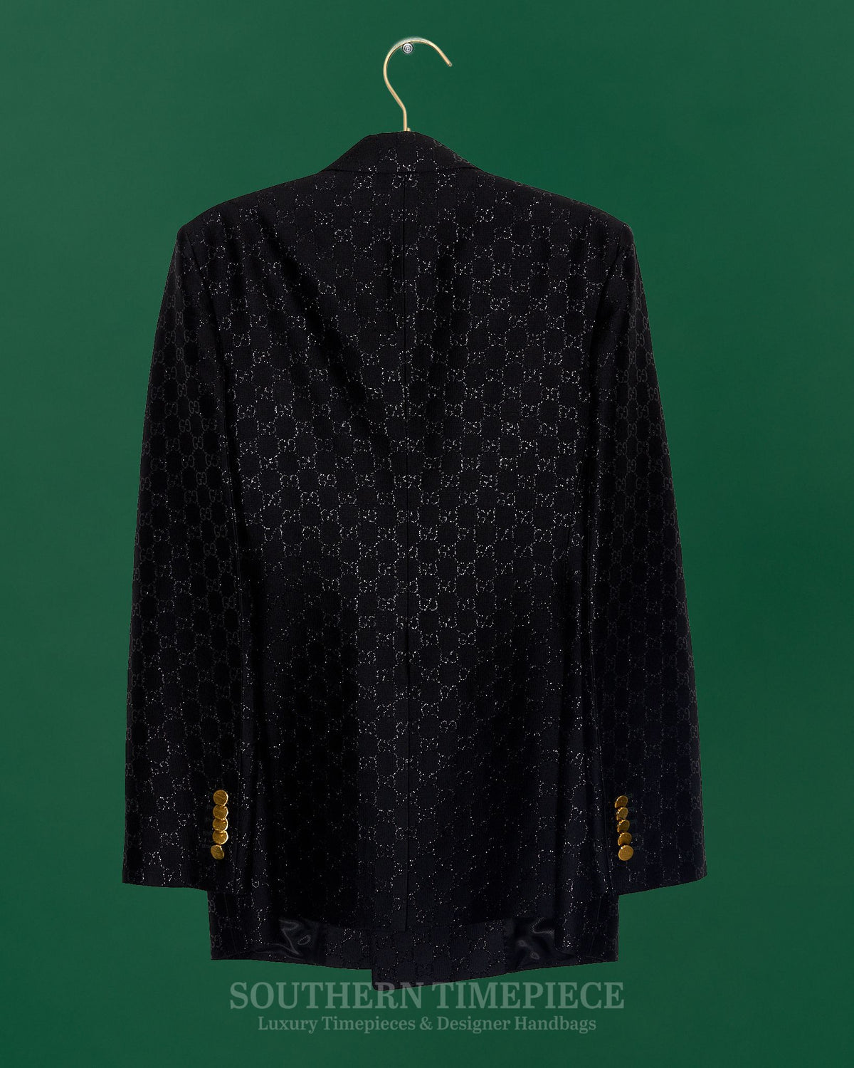 Gucci GG-lame Double-breasted Blazer (Size Medium) (New w/ Tags)