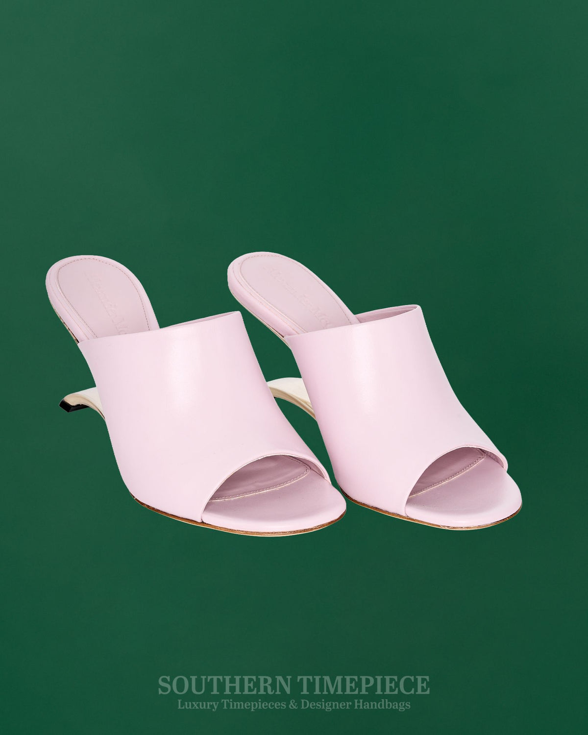 Alexander McQueen Mules - Lilac Leather (Size 36 1/2)