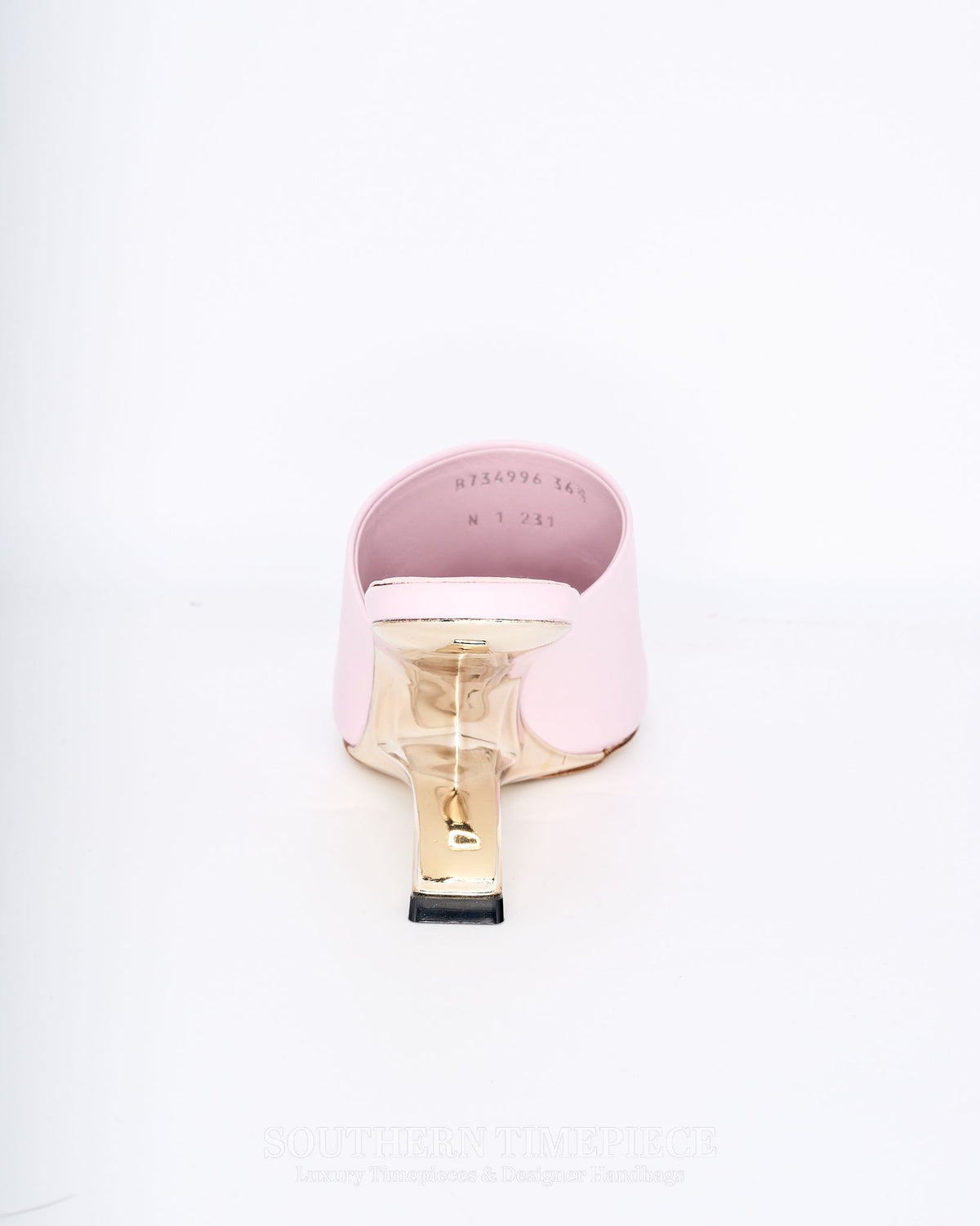 Alexander McQueen Mules - Lilac Leather (Size 36 1/2)
