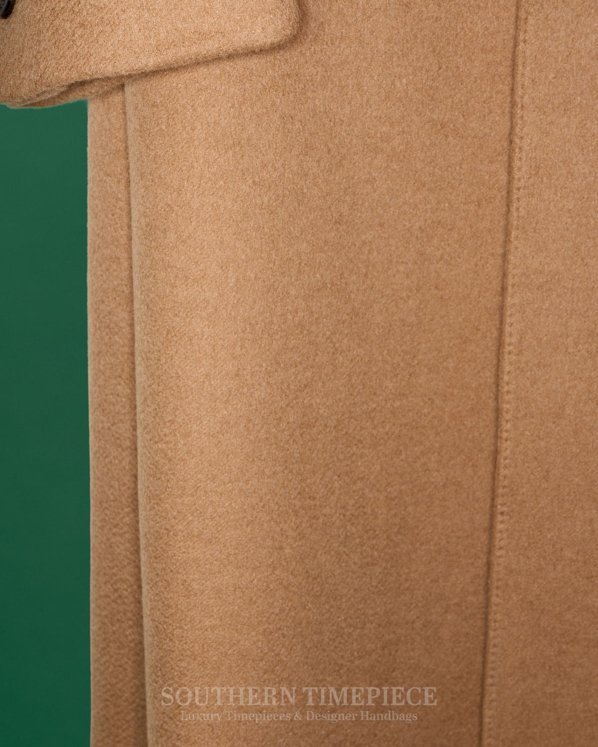 Gucci Aria Single Breasted Coat - Camel Wool & Hair (Size 48/Medium)
