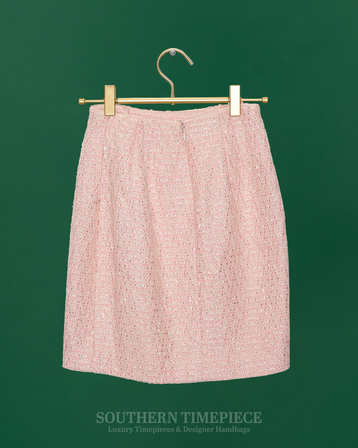 Valentino Tweed Skirt - Pink (Fits XXS)