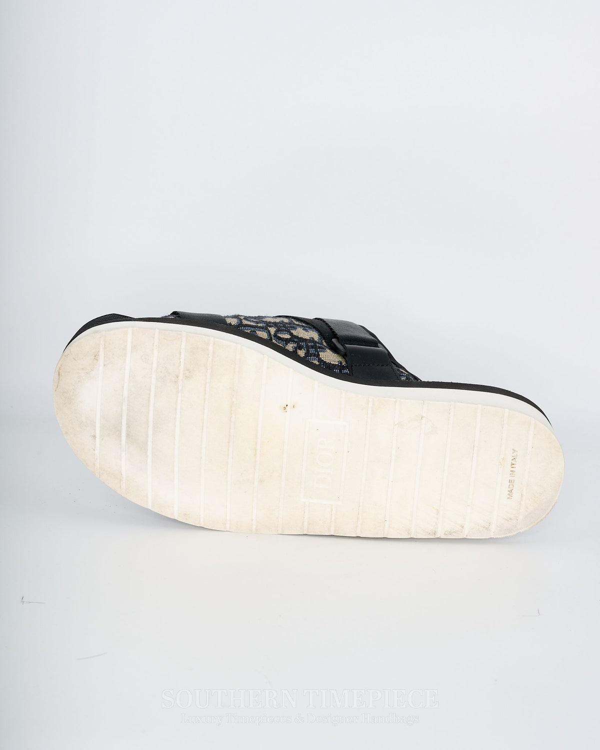 Christian Dior Men's Alpha Sandals - Oblique Jacquard Canvas (Size 42)