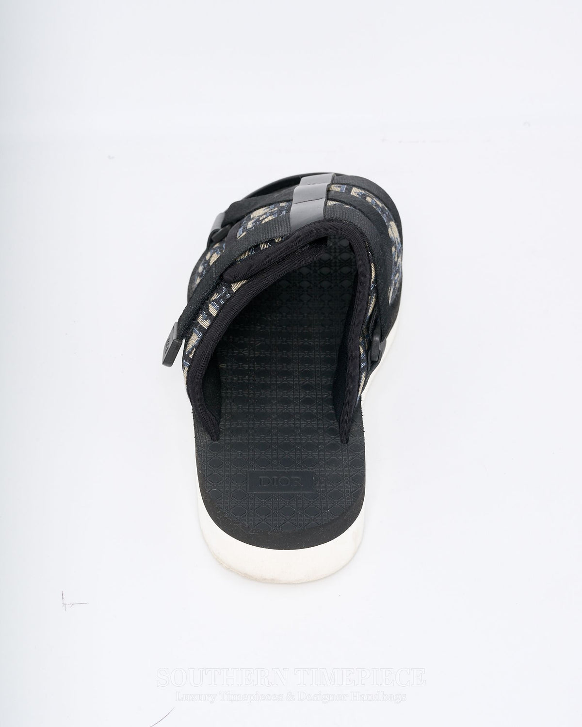 Christian Dior Men's Alpha Sandals - Oblique Jacquard Canvas (Size 42)