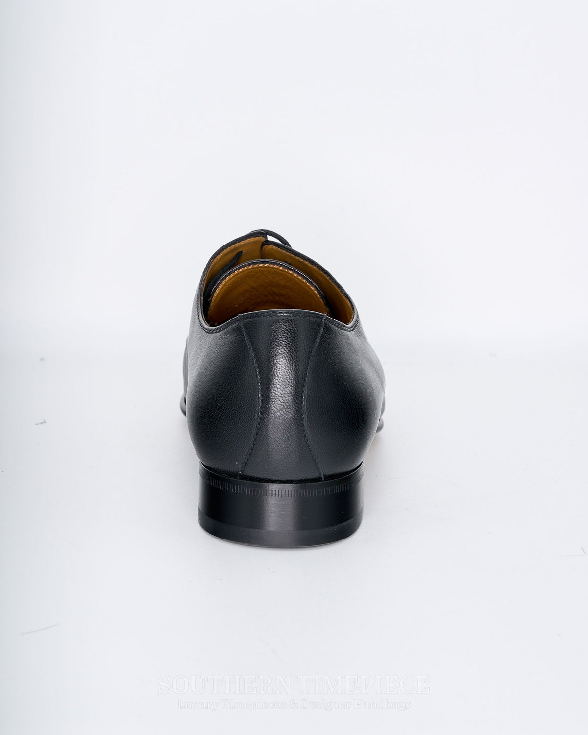 Gucci Men's Lace Up Shoes - Black Mandala Goat Leather (Size 10.5)
