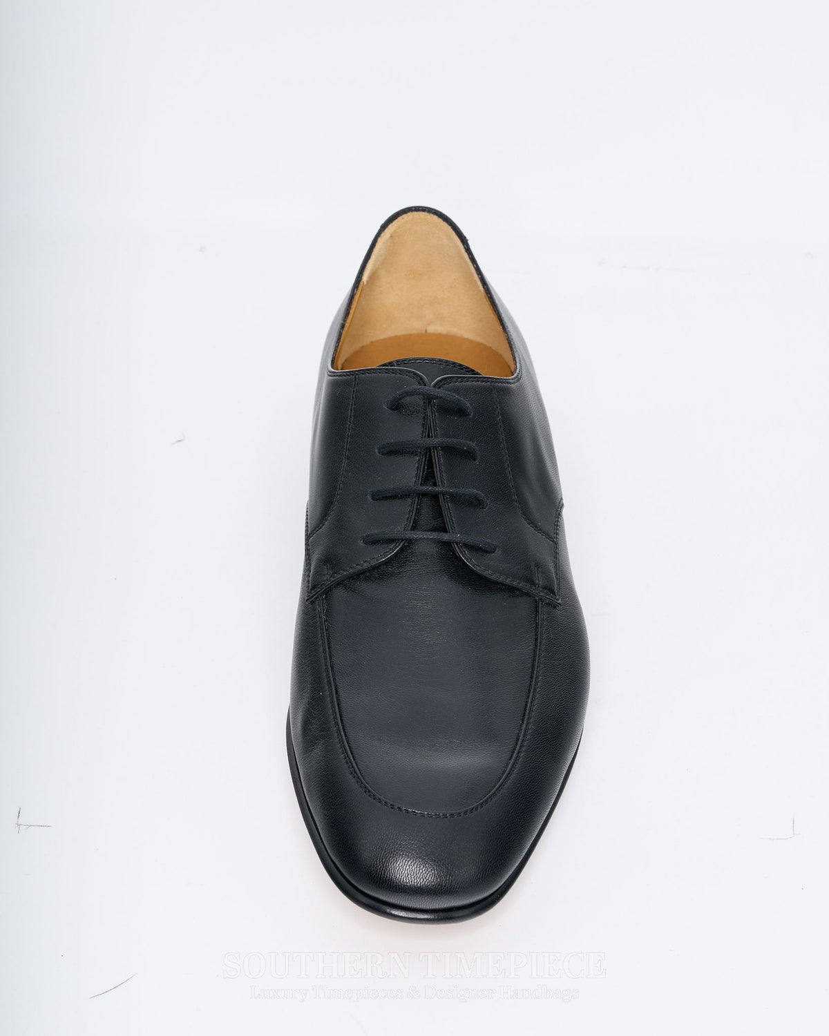 Gucci Men's Lace Up Shoes - Black Mandala Goat Leather (Size 10.5)